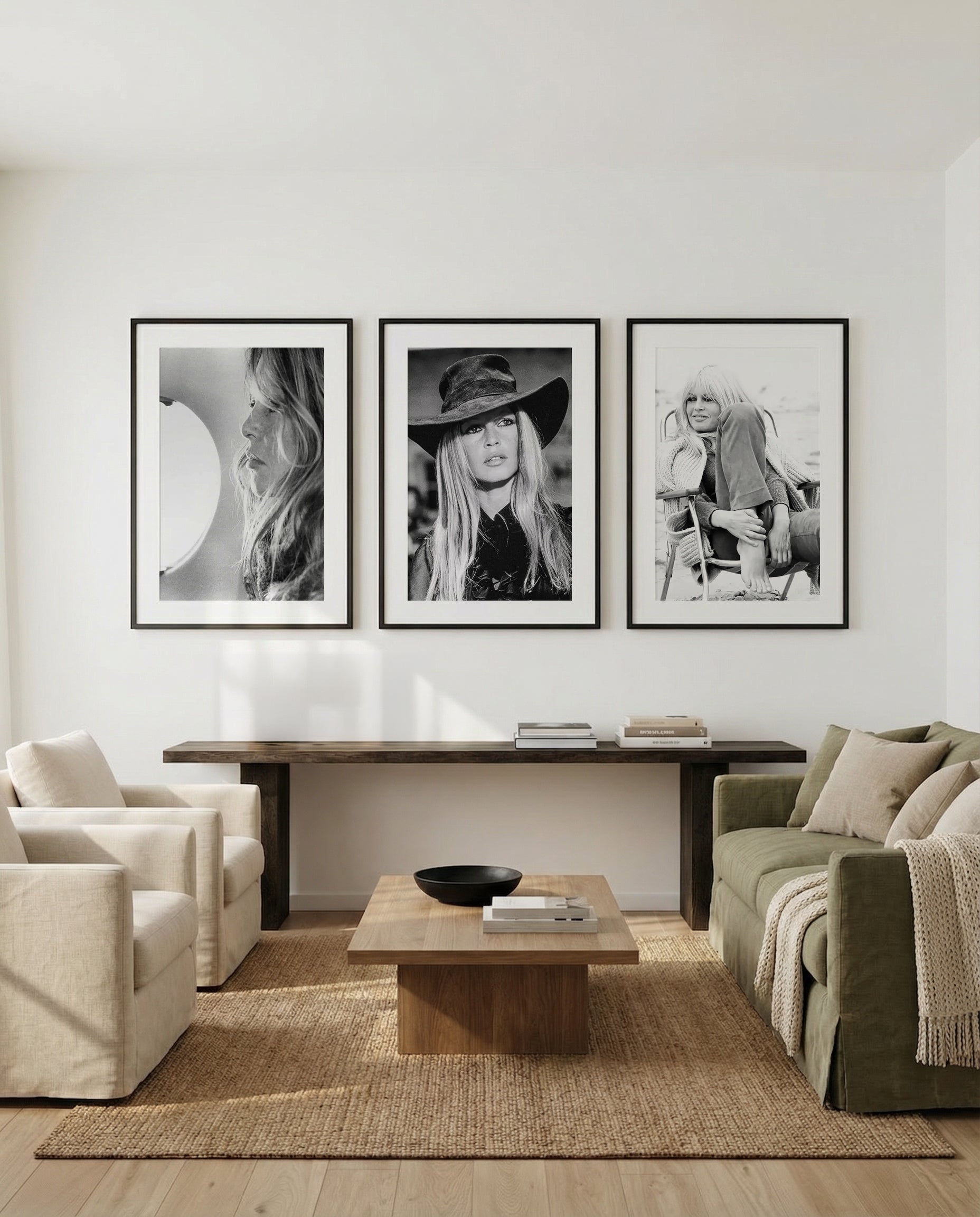Brigitte Bardot I, II & III | 3 Piece Wall Art Set