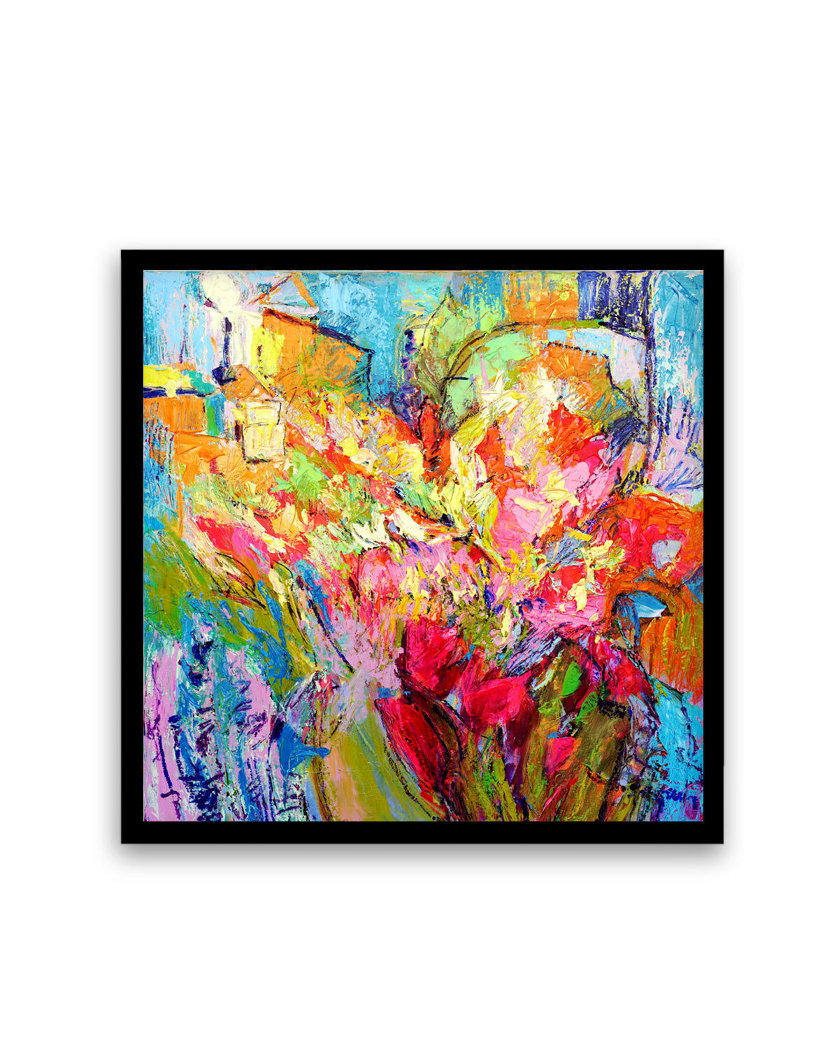 Brilliant Bloom Scape by Dorothy Fagan | Art Print