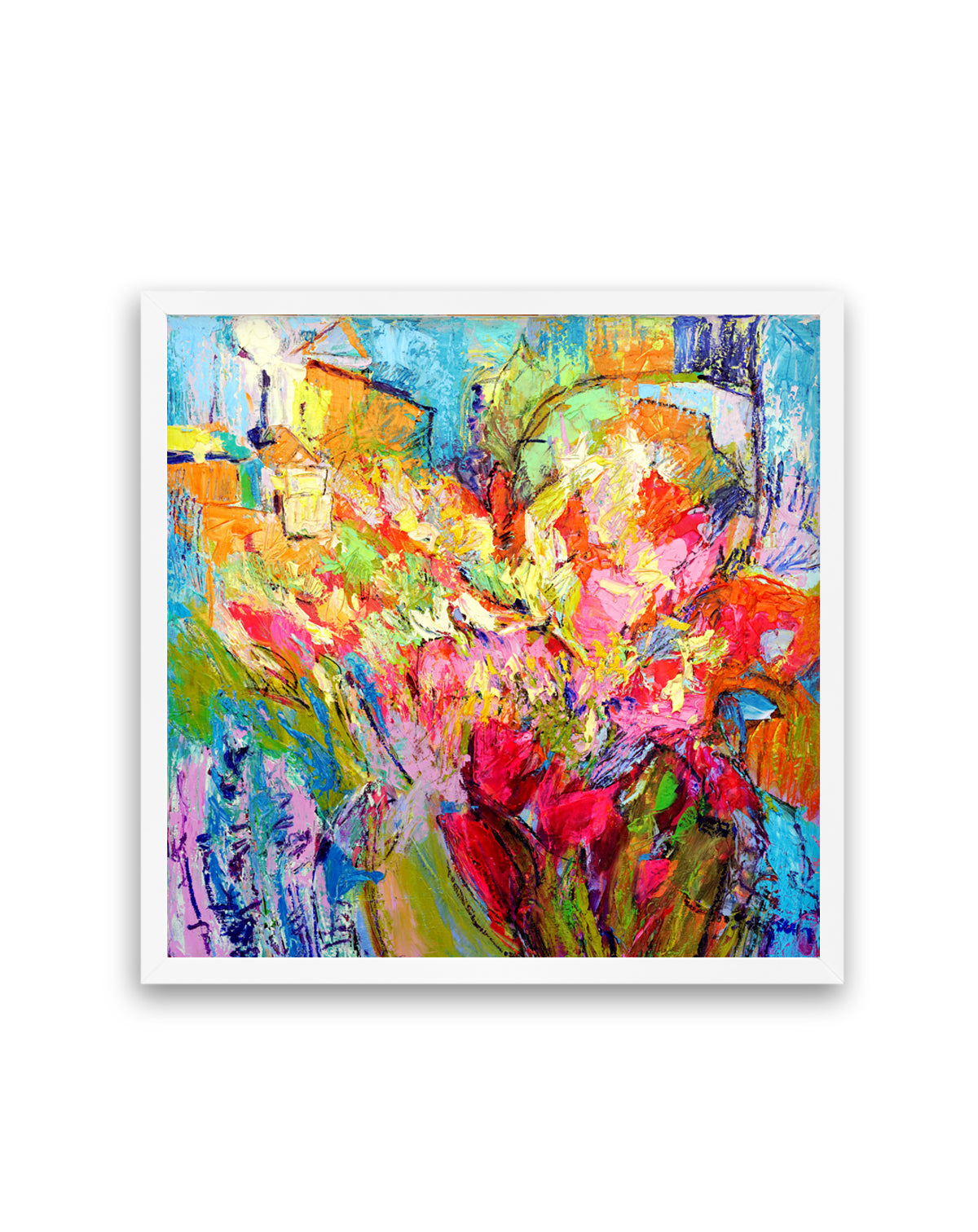 Brilliant Bloom Scape by Dorothy Fagan | Art Print