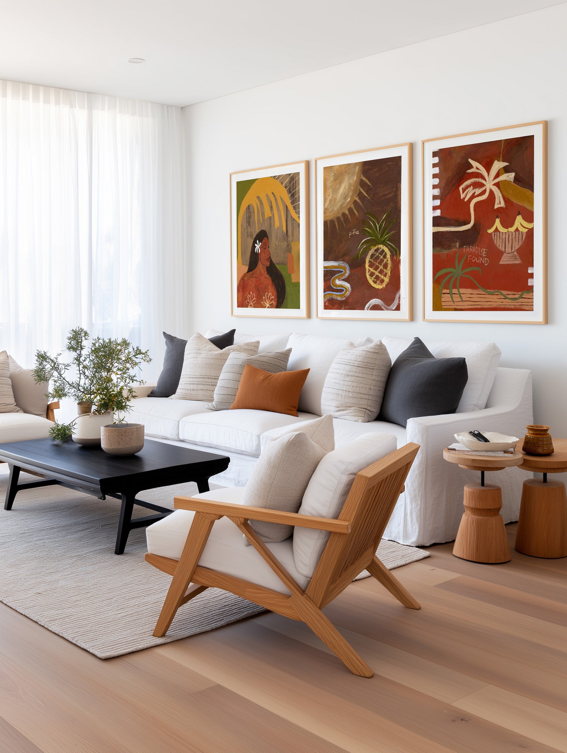 Woman Hawaii by Britney Turner | Art Print from Olive et Oriel where you can shop wallpaper and artworks online