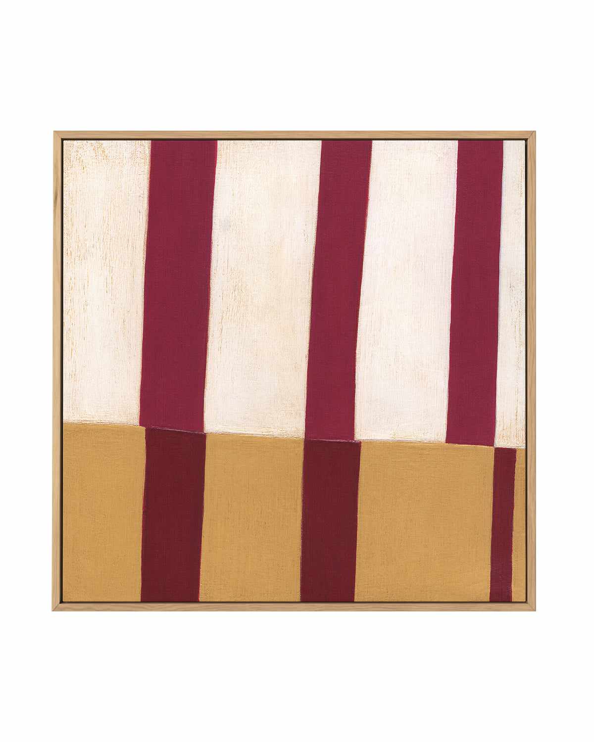 Broken Stripes II by Laura Nugent | Framed Canvas Art Print