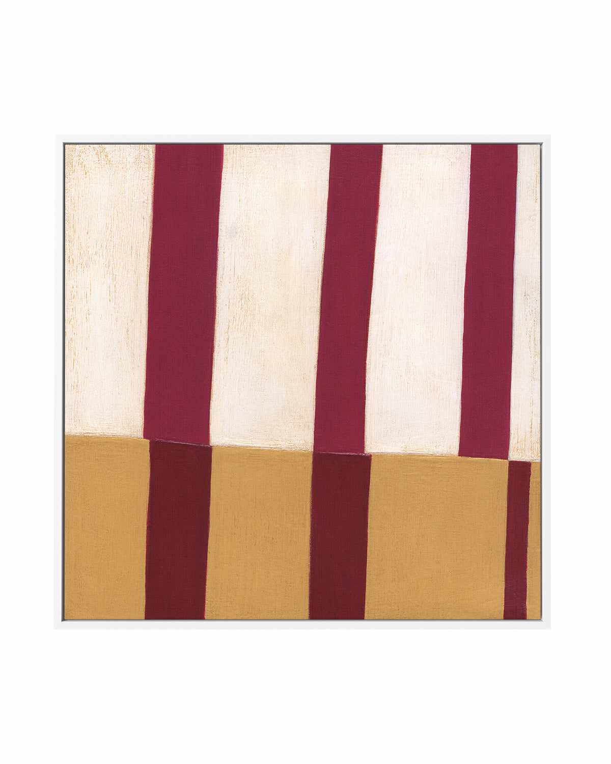 Broken Stripes II by Laura Nugent | Framed Canvas Art Print