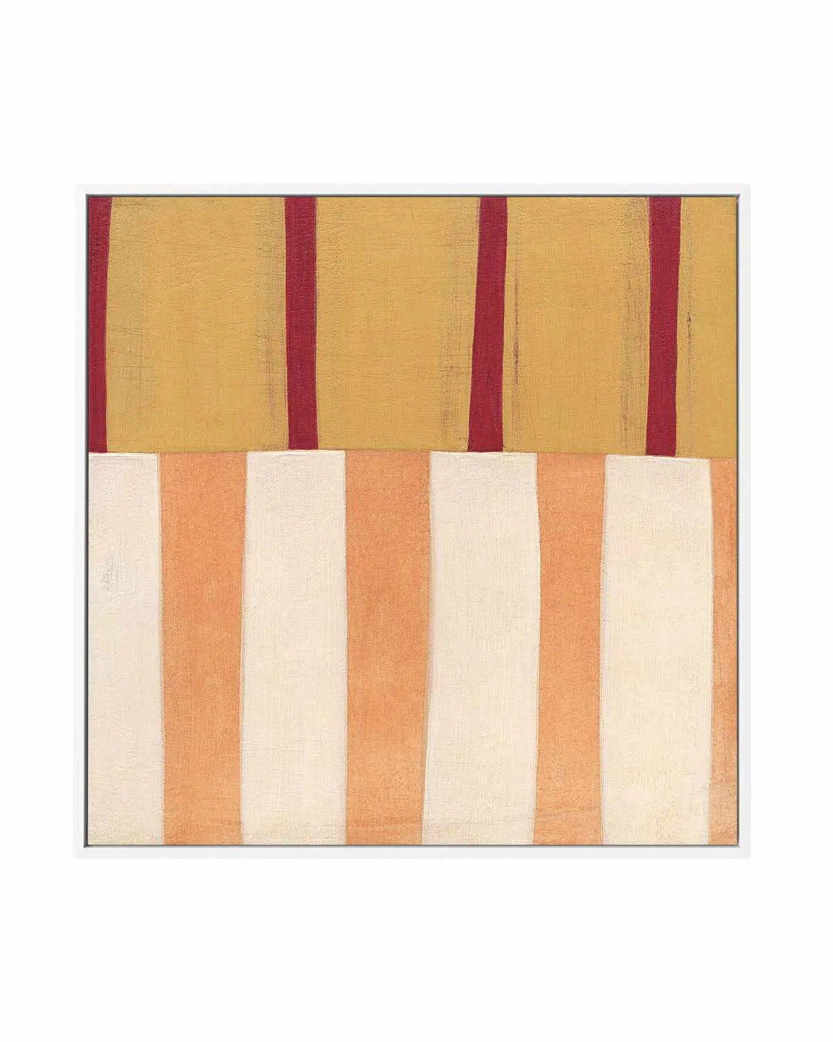 Broken Stripes III by Laura Nugent | Framed Canvas Art Print from Olive et Oriel where you can shop wallpaper and artworks online