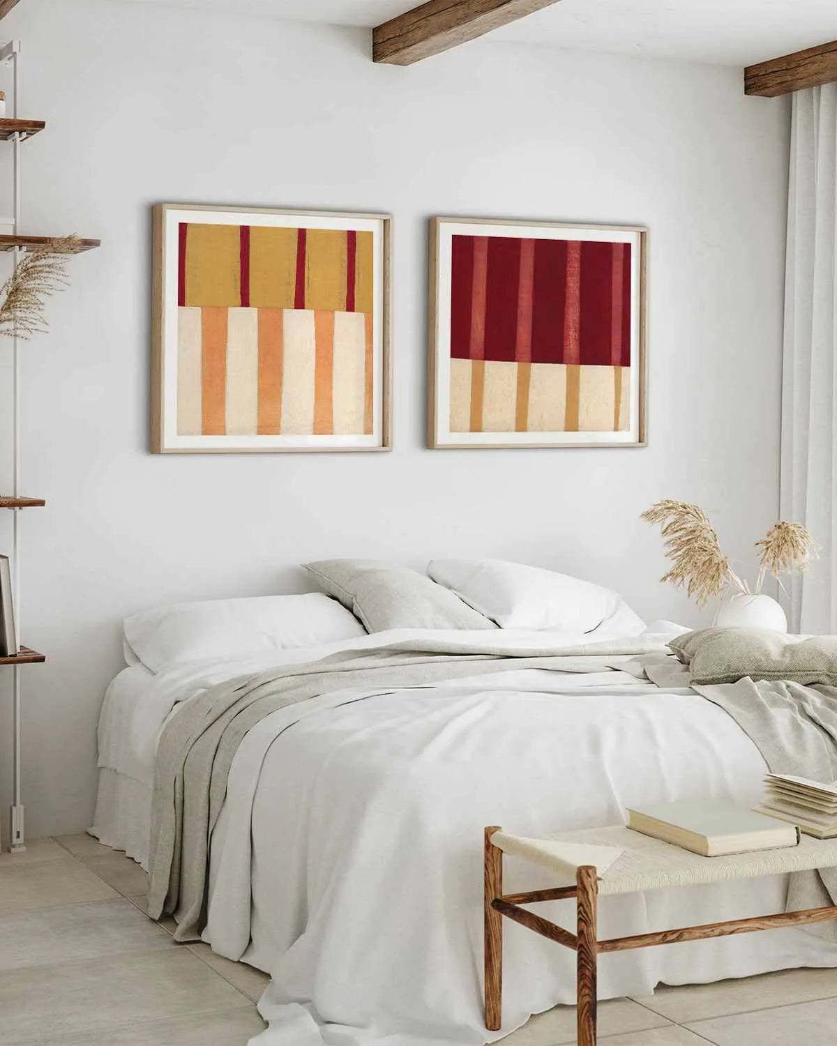 Broken Stripes III by Laura Nugent Art Print from Olive et Oriel where you can shop wallpaper and artworks online