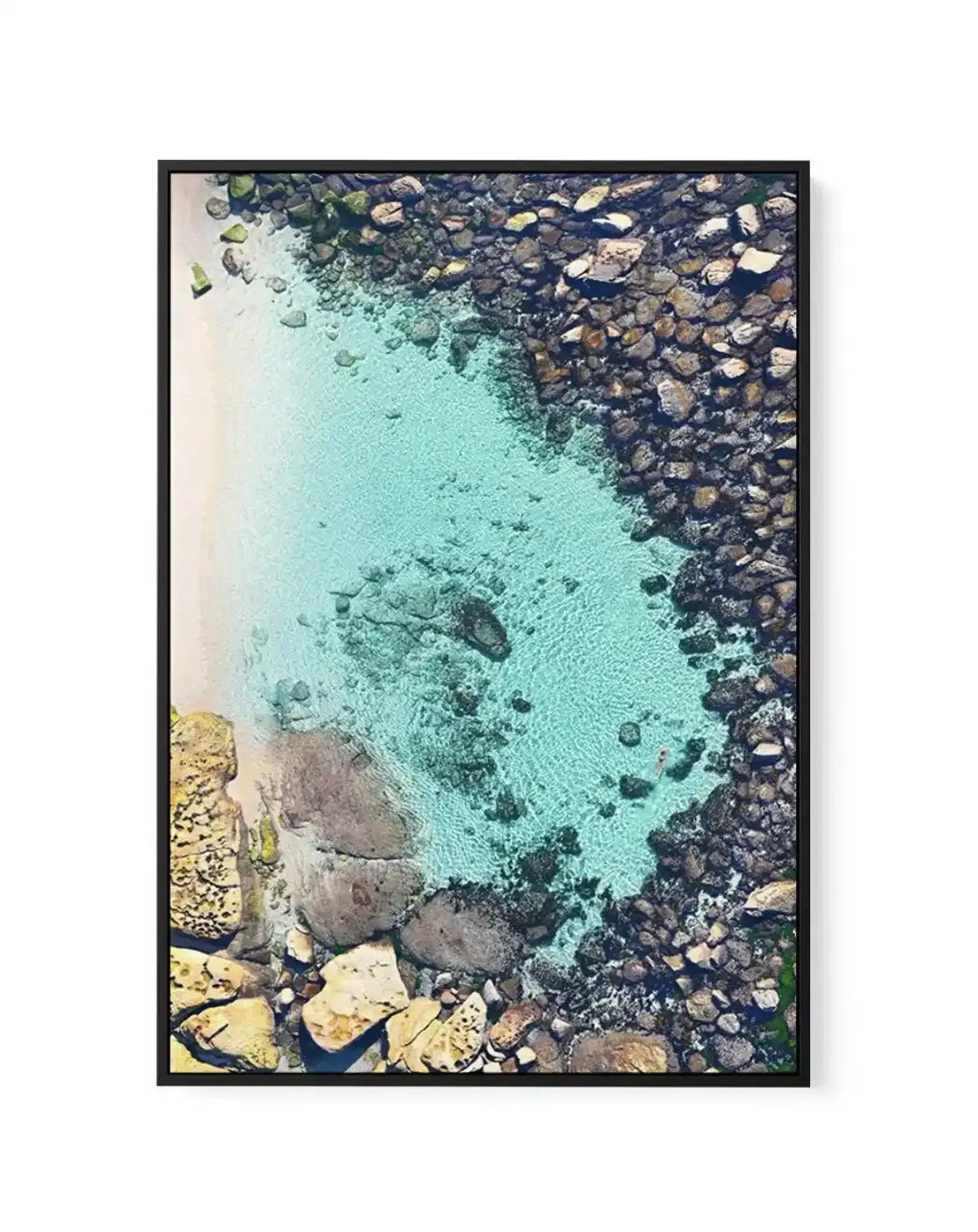 Bronte Beach Pool | Framed Canvas-CANVAS-You can shop wall art online with Olive et Oriel for everything from abstract art to fun kids wall art. Our beautiful modern art prints and canvas art are available from large canvas prints to wall art paintings and our proudly Australian artwork collection offers only the highest quality framed large wall art and canvas art Australia - You can buy fashion photography prints or Hampton print posters and paintings on canvas from Olive et Oriel and have the