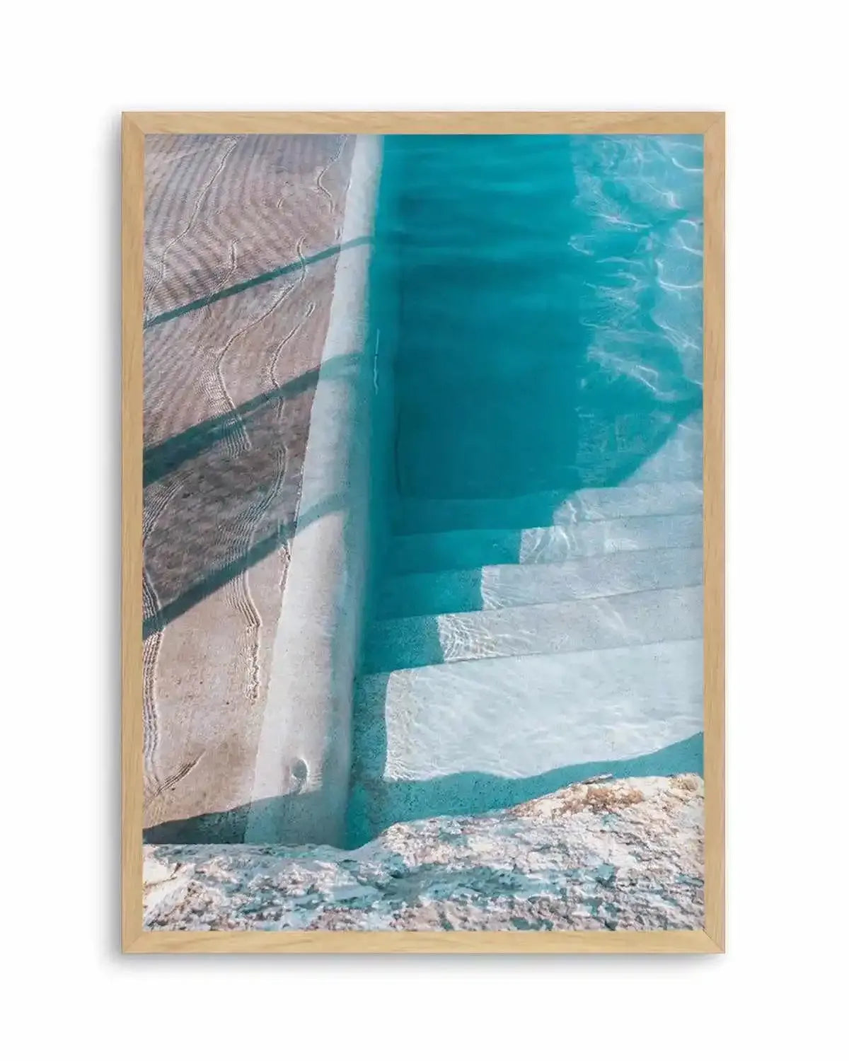 Bronte Pool Abstract I Art Print from Olive et Oriel where you can shop wallpaper and artworks online