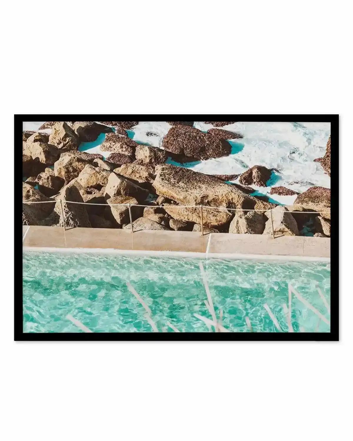 Bronte Pool I Art Print from Olive et Oriel where you can shop wallpaper and artworks online