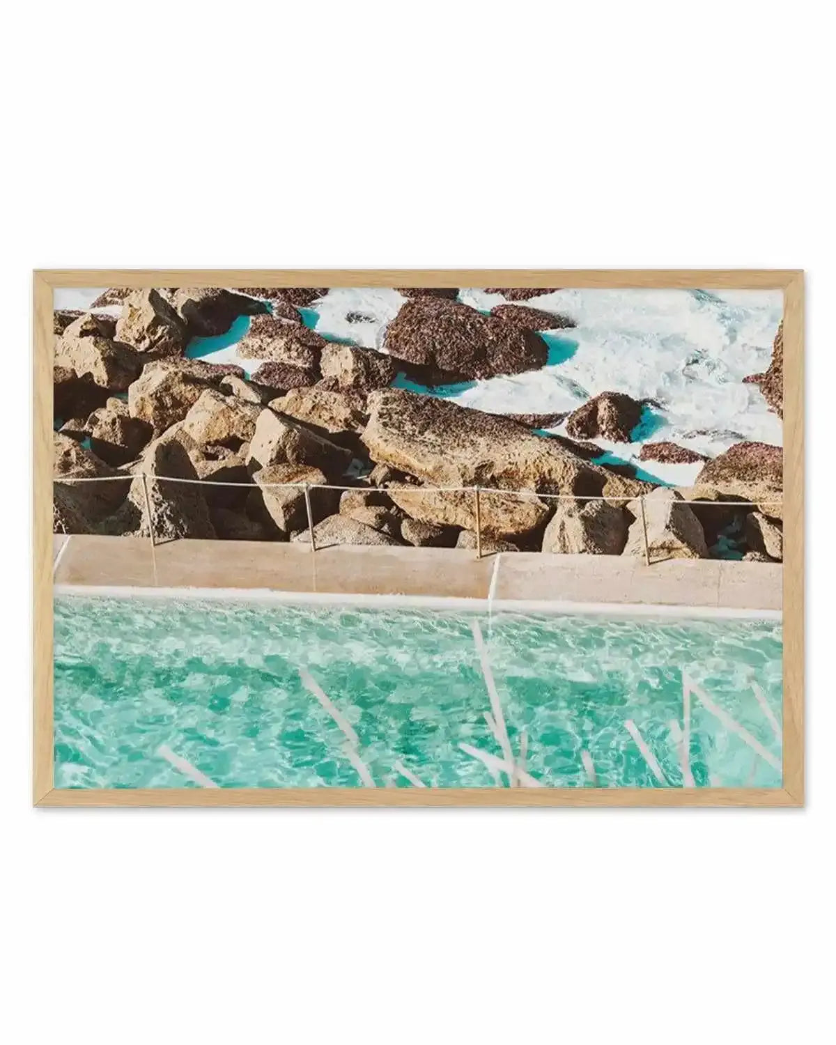Bronte Pool I Art Print from Olive et Oriel where you can shop wallpaper and artworks online
