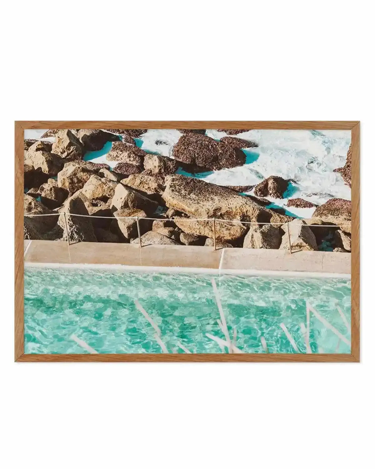 Bronte Pool I Art Print from Olive et Oriel where you can shop wallpaper and artworks online