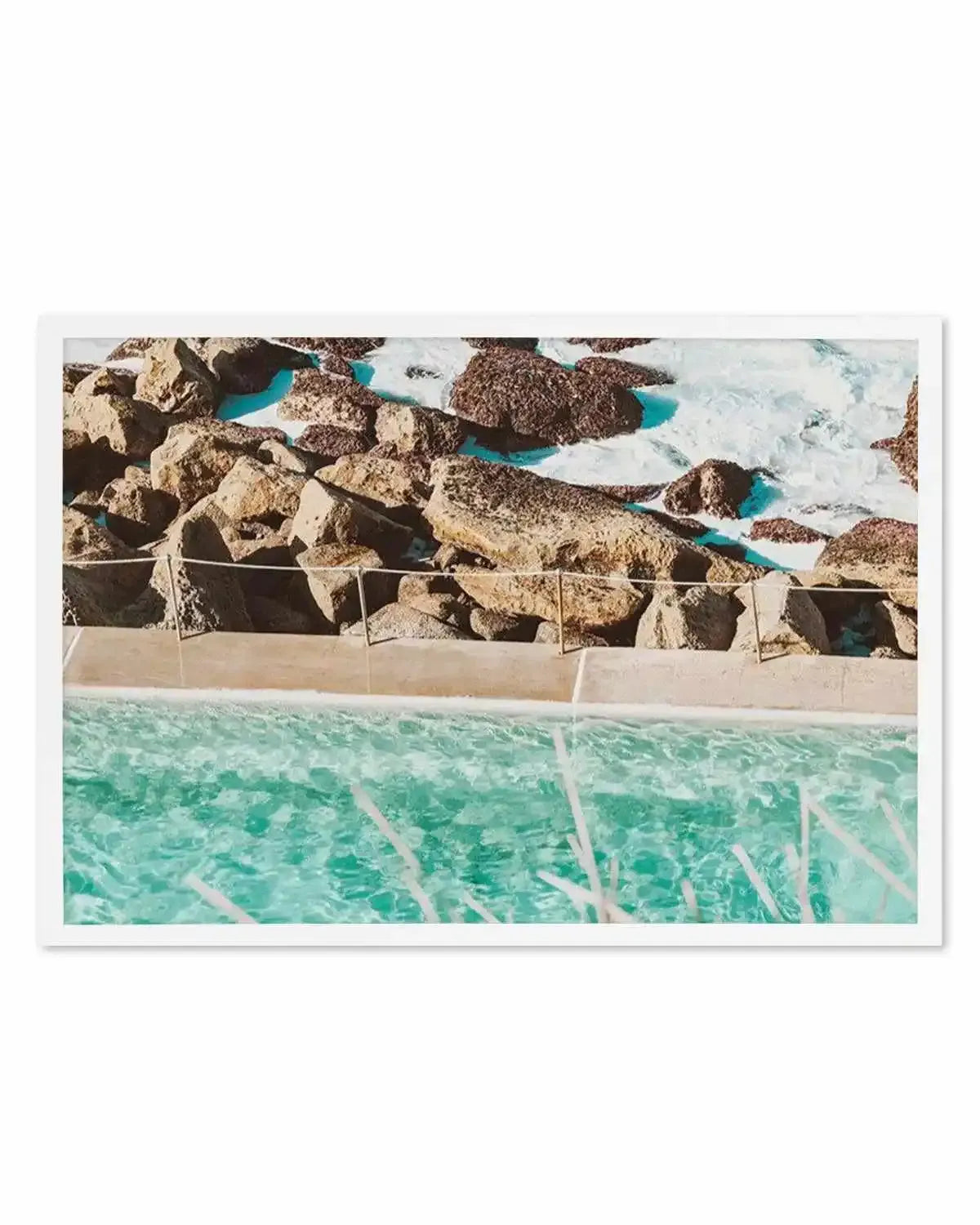 Bronte Pool I Art Print from Olive et Oriel where you can shop wallpaper and artworks online