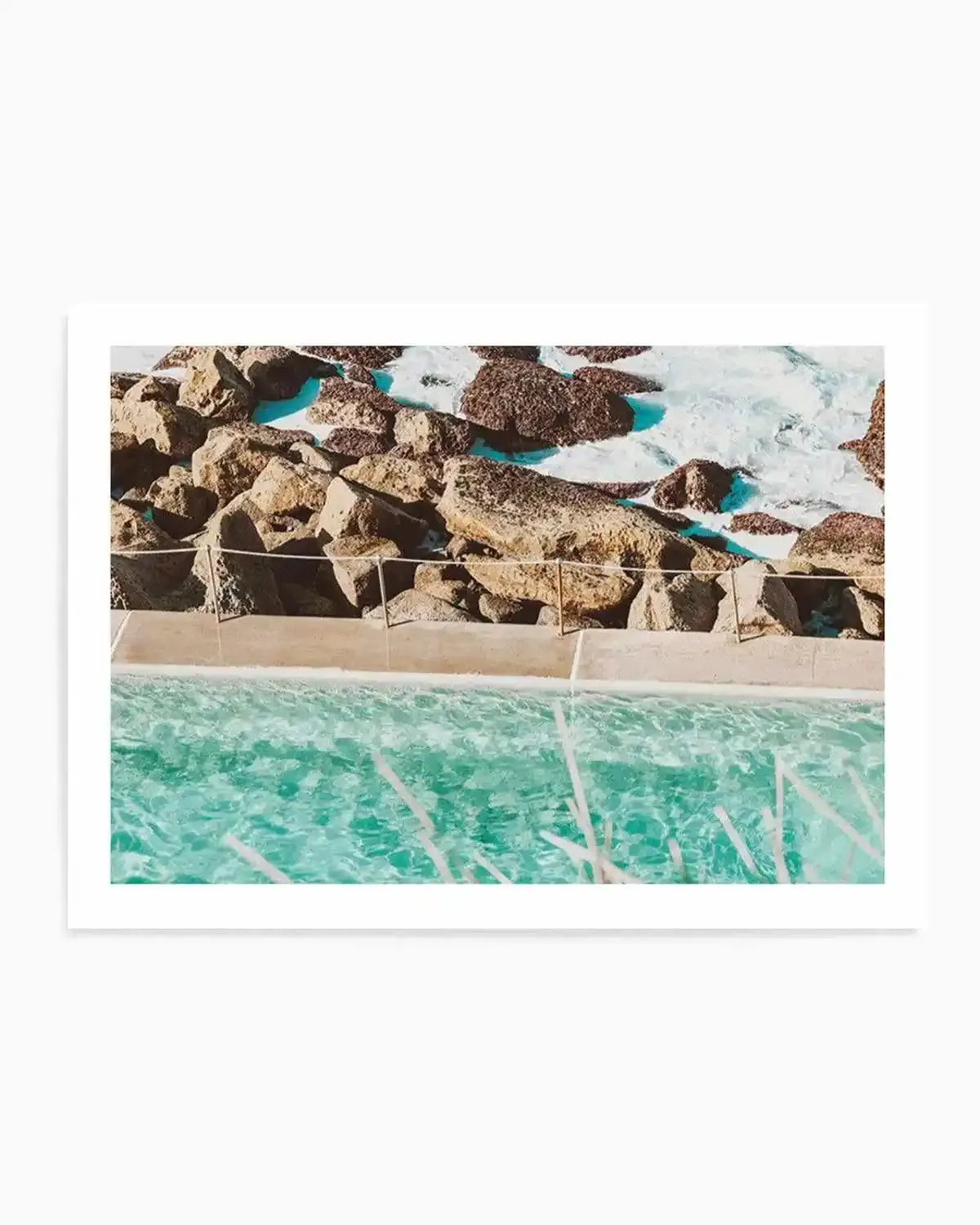 Bronte Pool I Art Print from Olive et Oriel where you can shop wallpaper and artworks online