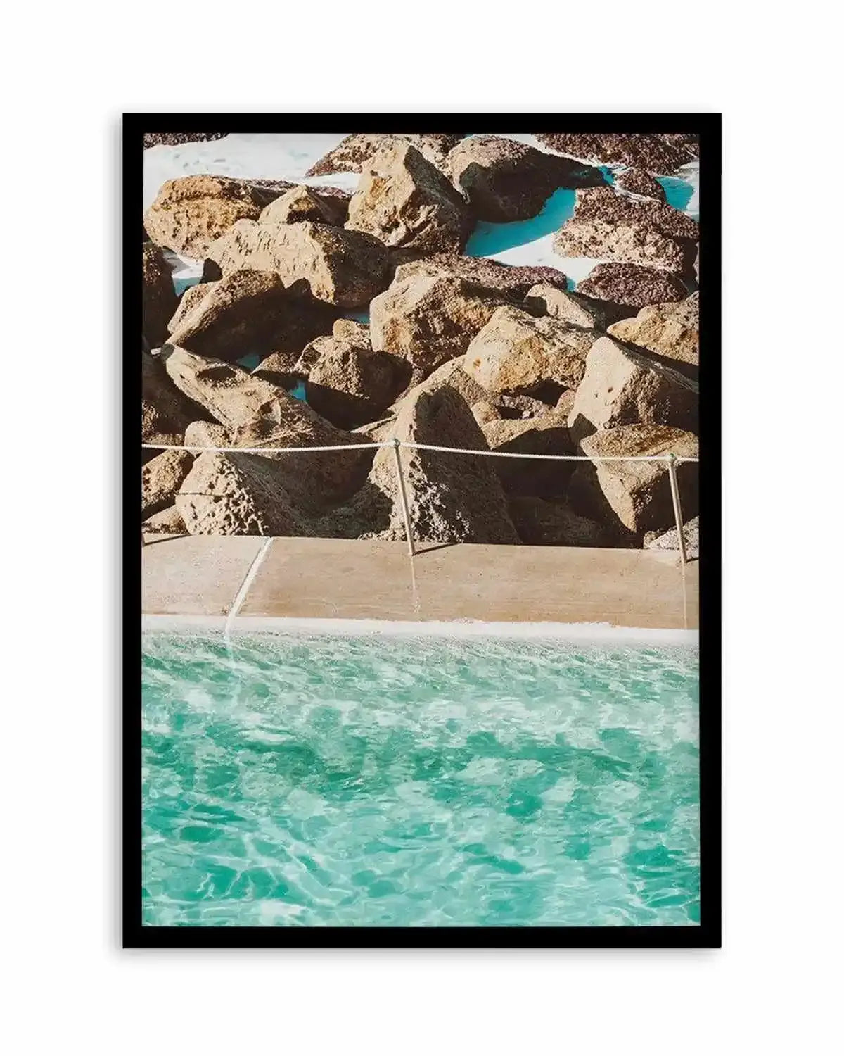 Bronte Pool I | PT Art Print from Olive et Oriel where you can shop wallpaper and artworks online