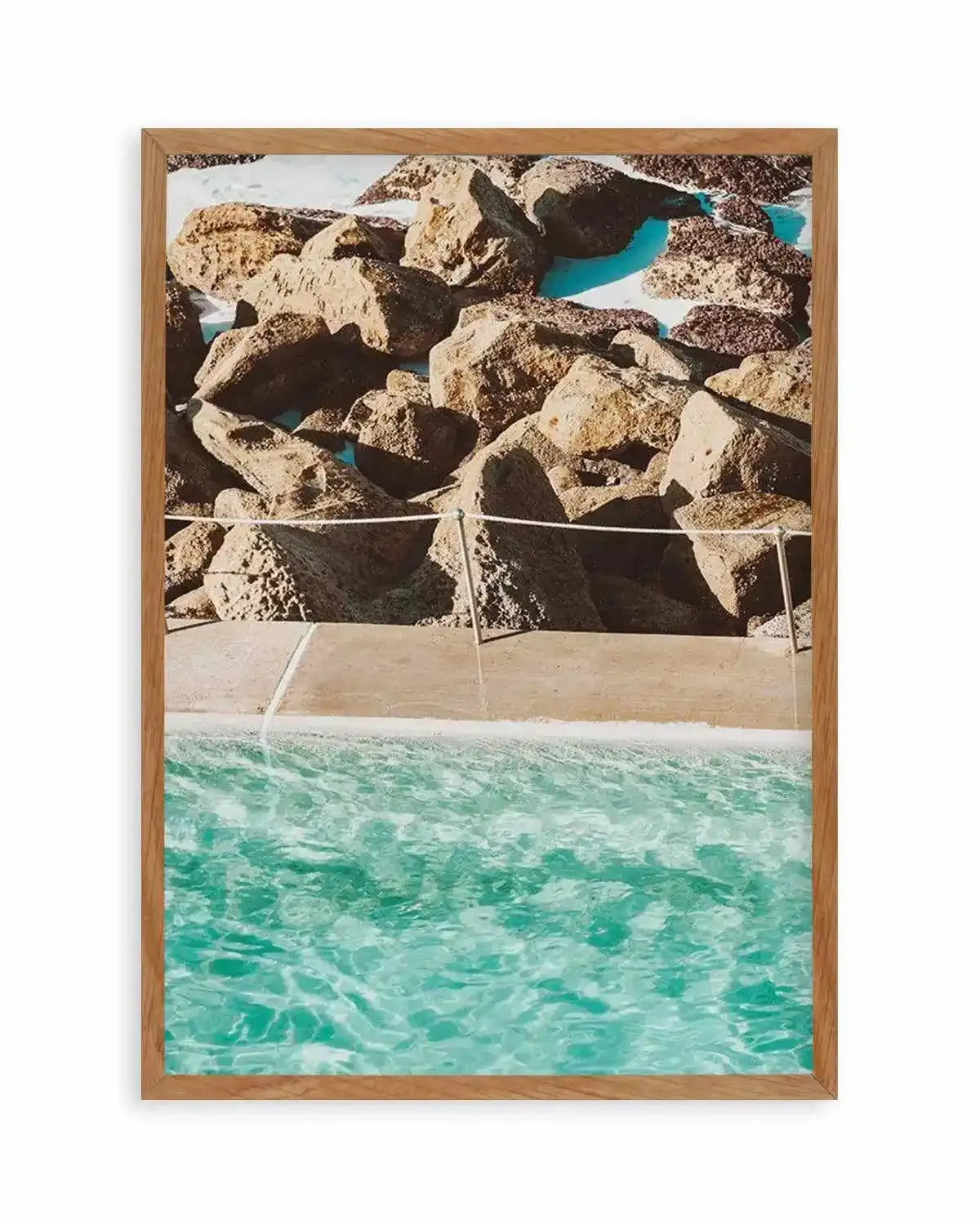 Bronte Pool I | PT Art Print from Olive et Oriel where you can shop wallpaper and artworks online