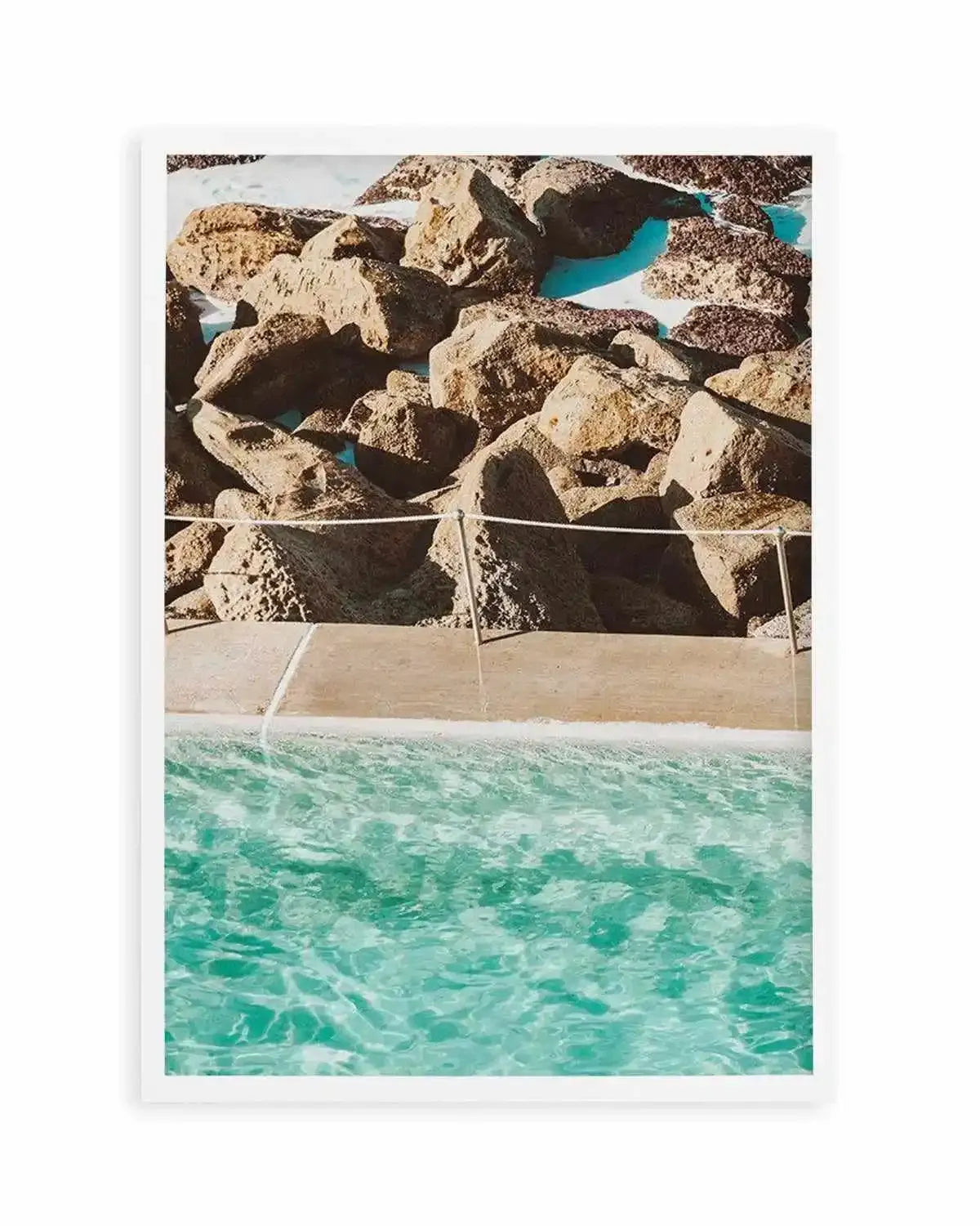 Bronte Pool I | PT Art Print from Olive et Oriel where you can shop wallpaper and artworks online