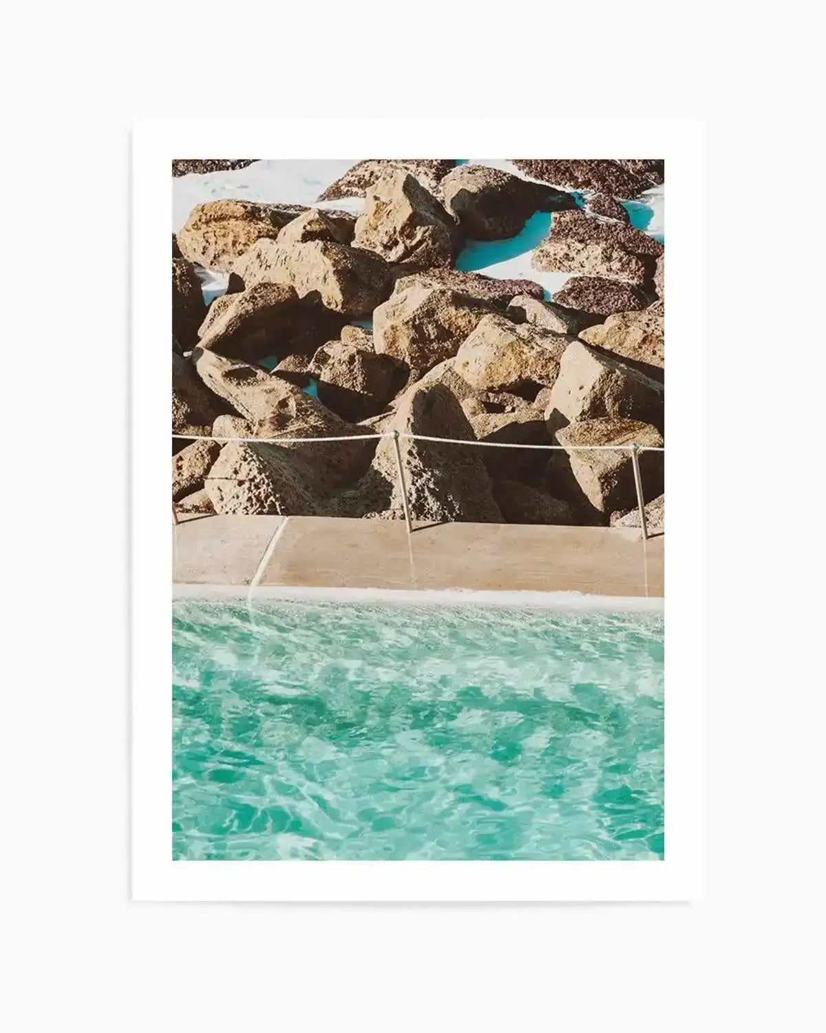 Bronte Pool I | PT Art Print from Olive et Oriel where you can shop wallpaper and artworks online
