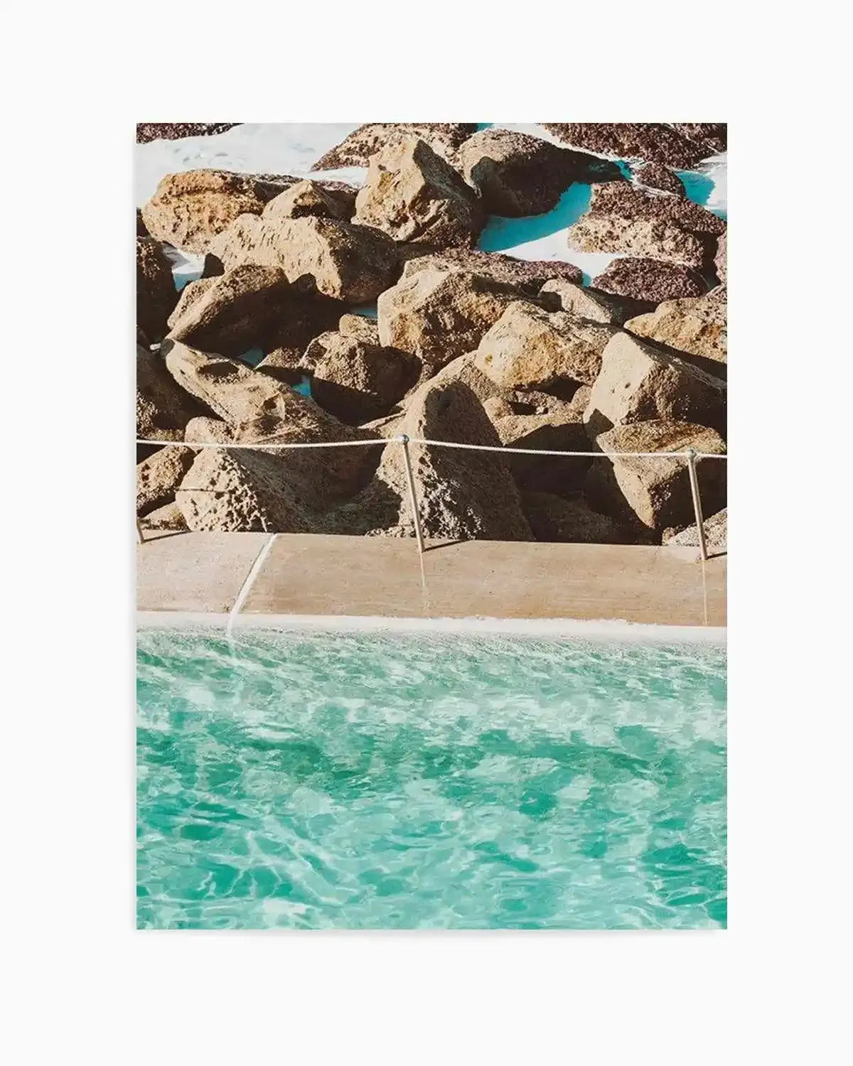 Bronte Pool I | PT Art Print from Olive et Oriel where you can shop wallpaper and artworks online