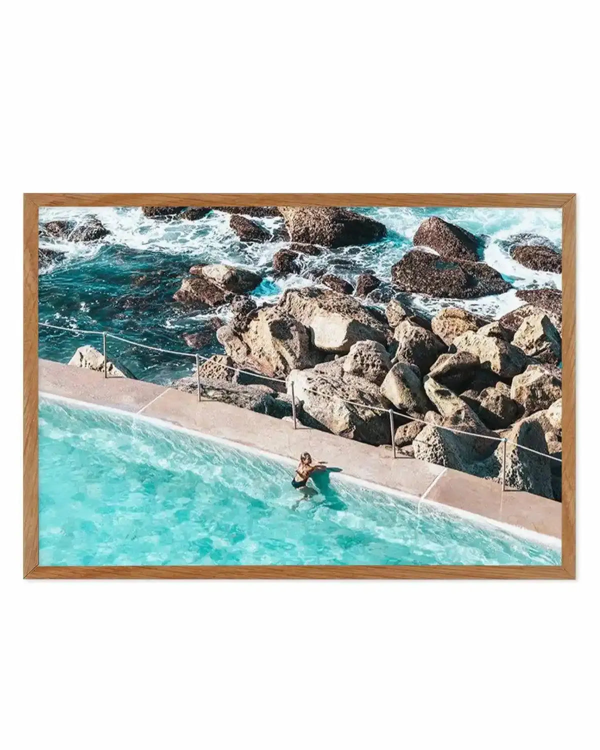 Bronte Pool II Art Print from Olive et Oriel where you can shop wallpaper and artworks online