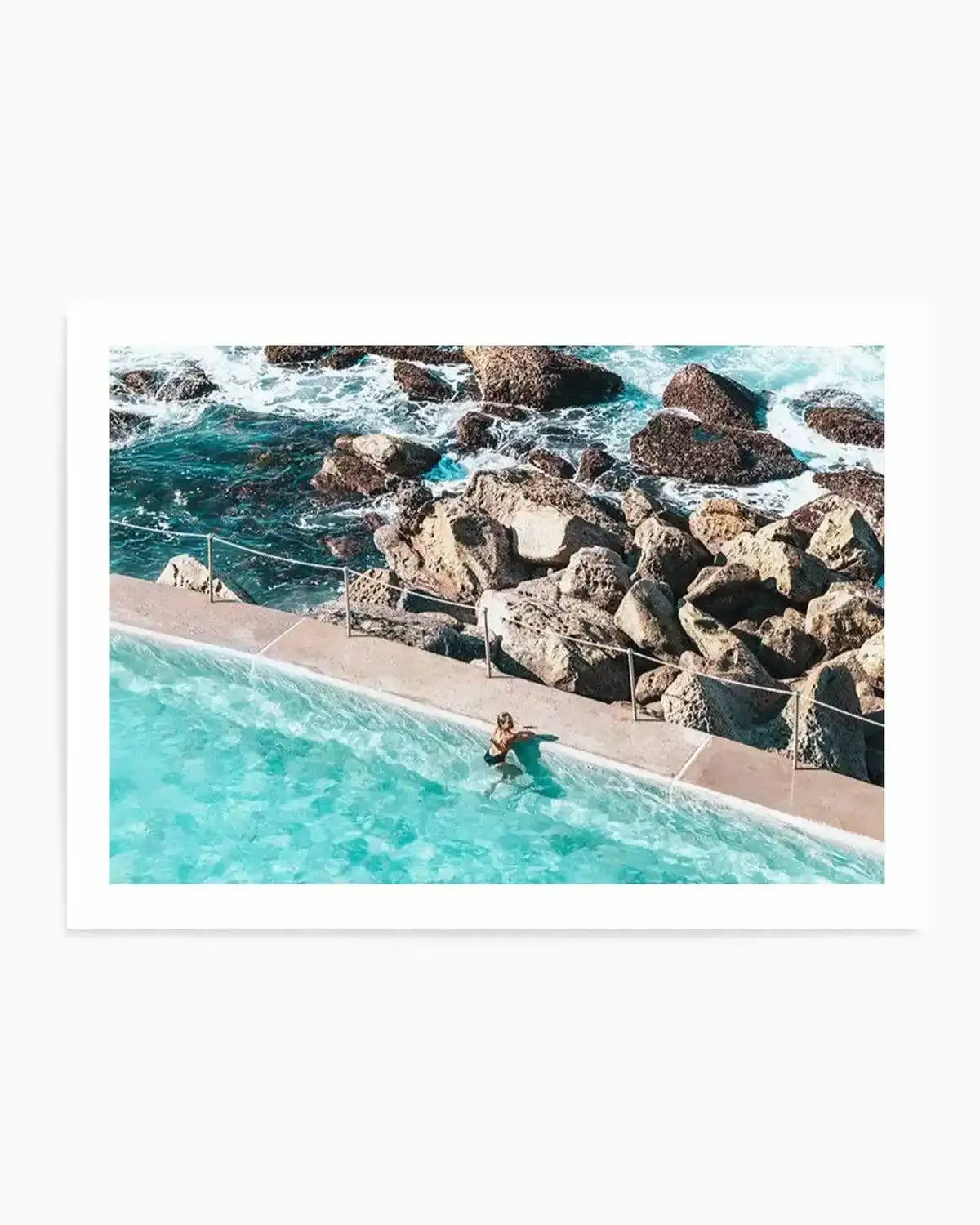 Bronte Pool II Art Print from Olive et Oriel where you can shop wallpaper and artworks online