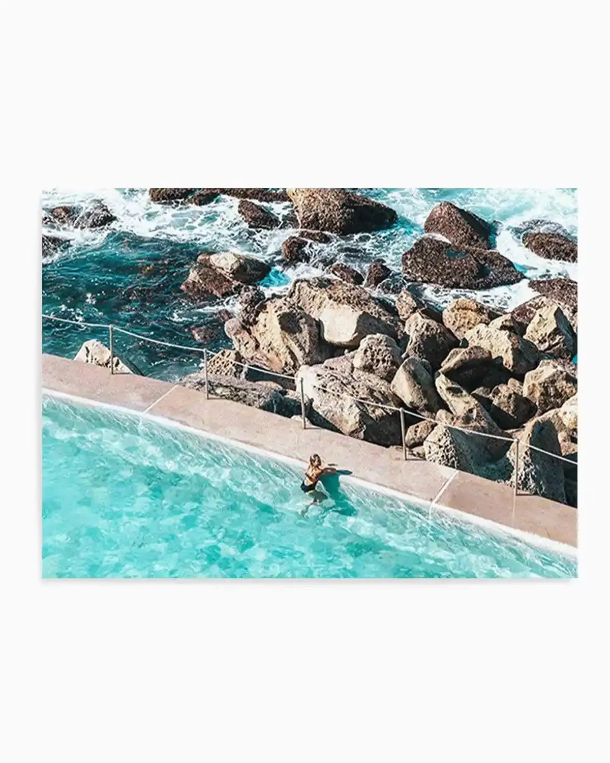 Bronte Pool II Art Print from Olive et Oriel where you can shop wallpaper and artworks online
