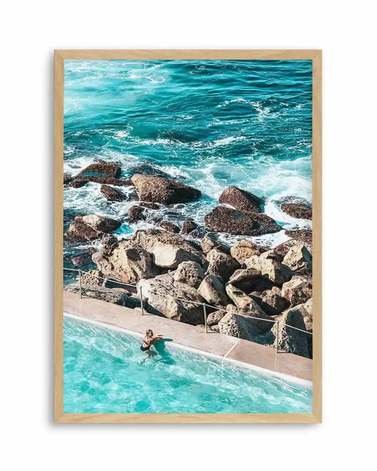 Bronte Pool II | PT Art Print from Olive et Oriel where you can shop wallpaper and artworks online