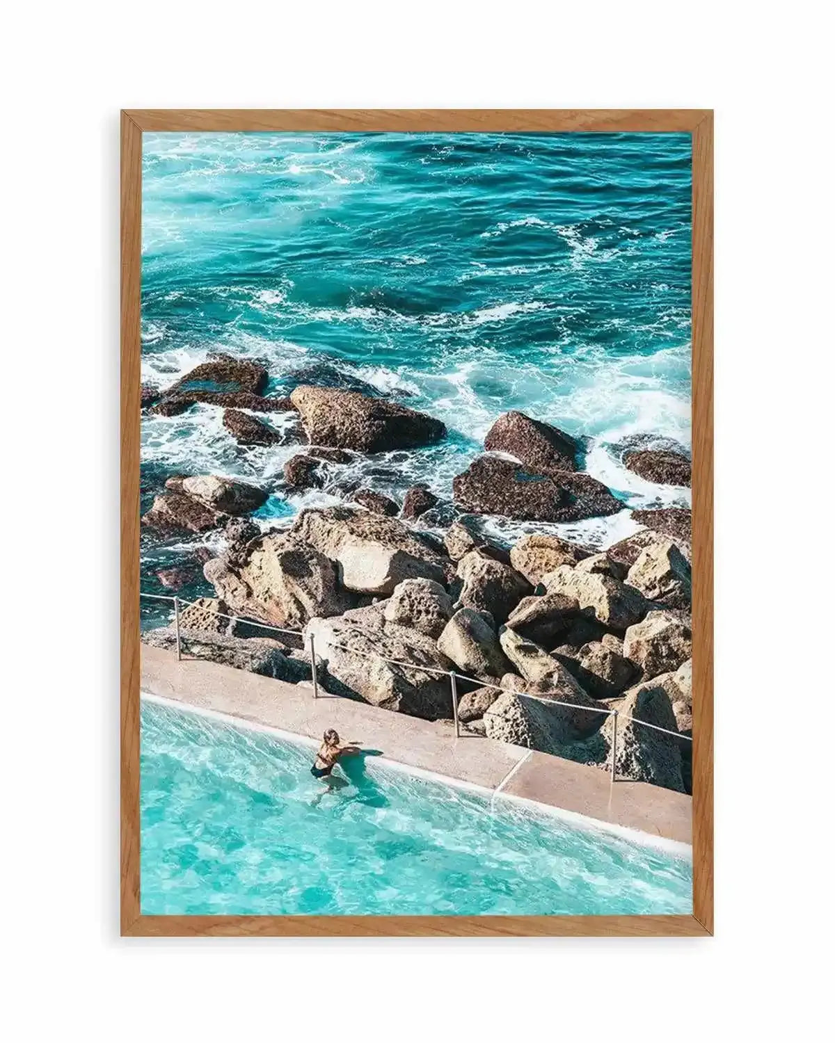 Bronte Pool II | PT Art Print from Olive et Oriel where you can shop wallpaper and artworks online