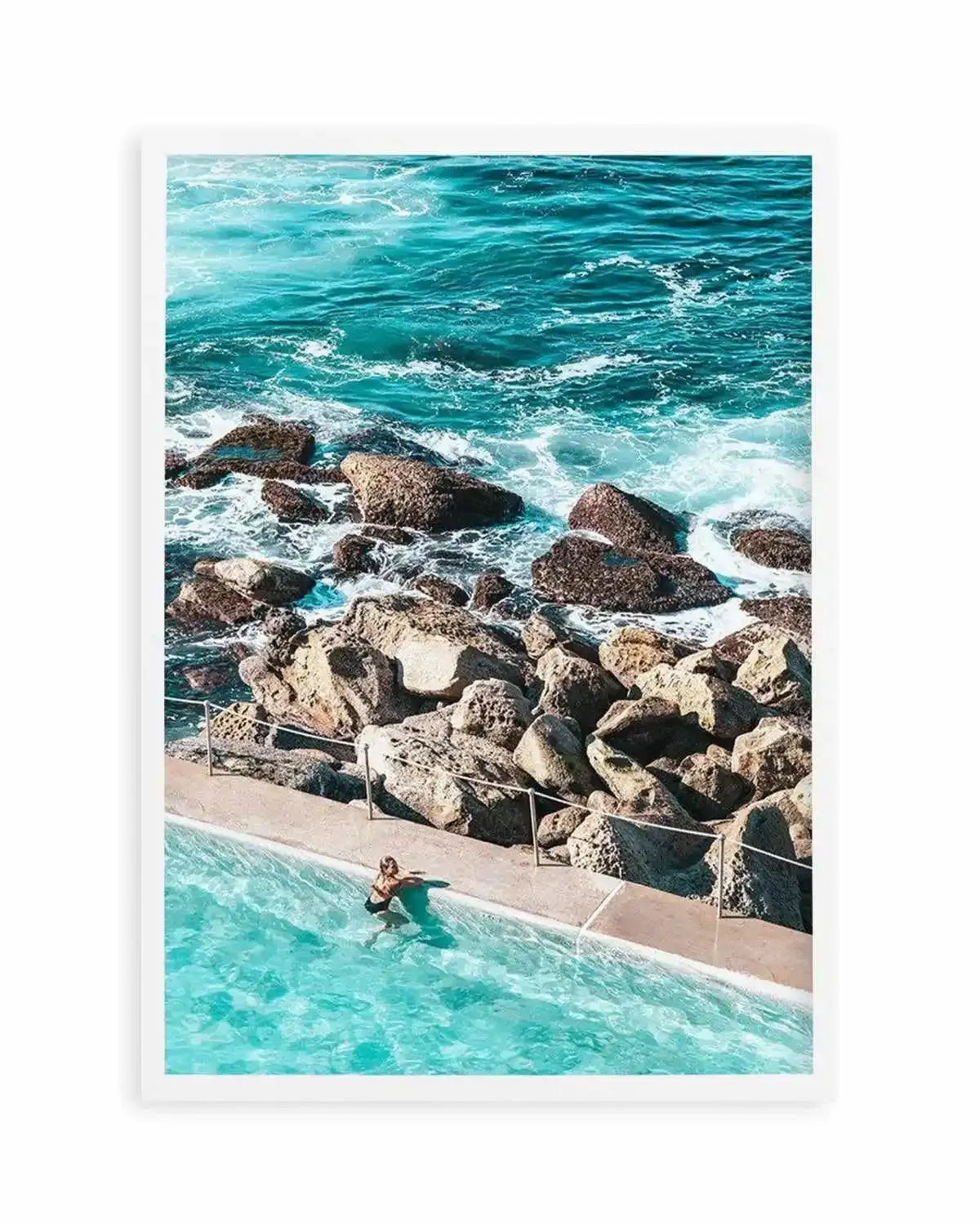 Bronte Pool II | PT Art Print from Olive et Oriel where you can shop wallpaper and artworks online