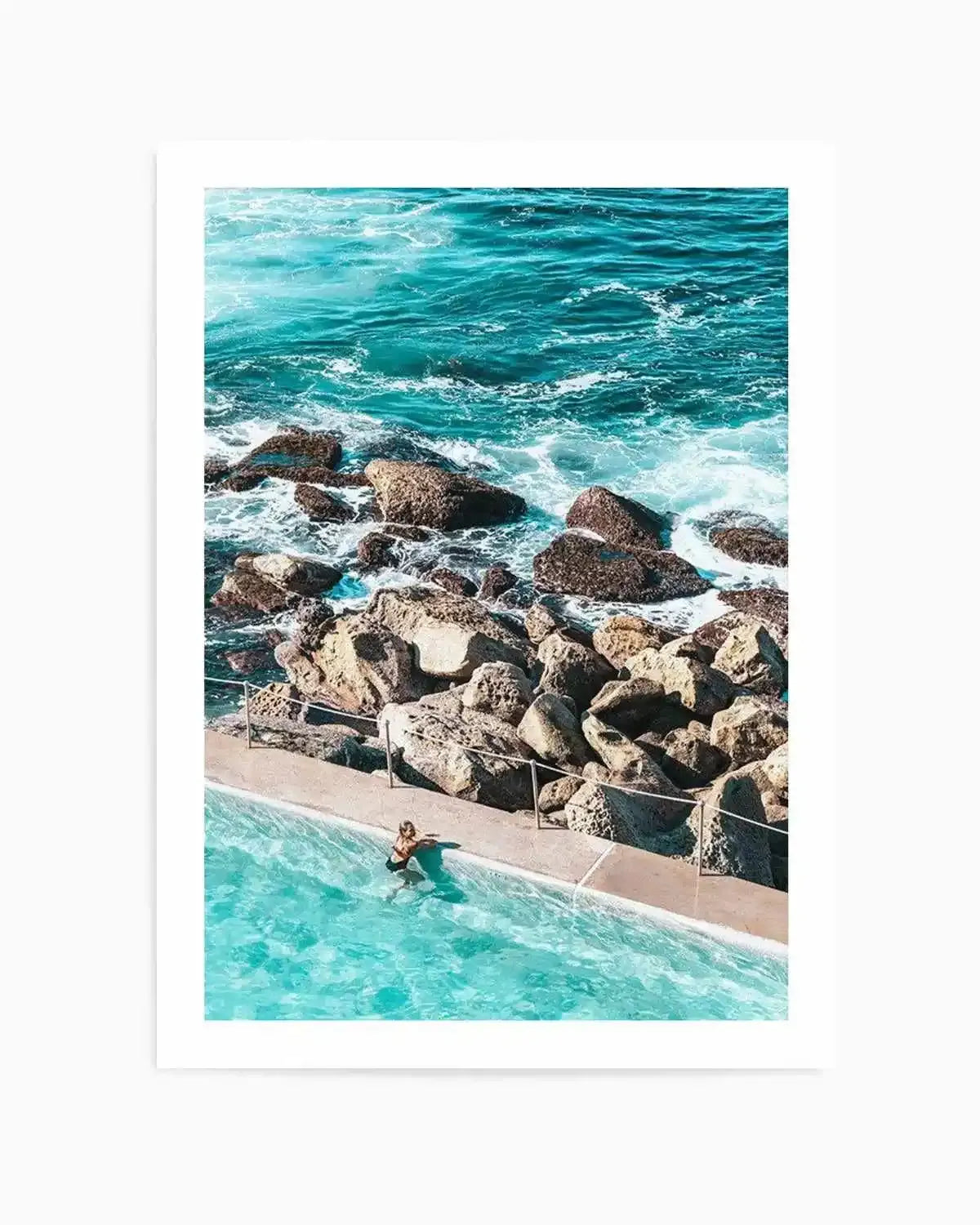 Bronte Pool II | PT Art Print from Olive et Oriel where you can shop wallpaper and artworks online