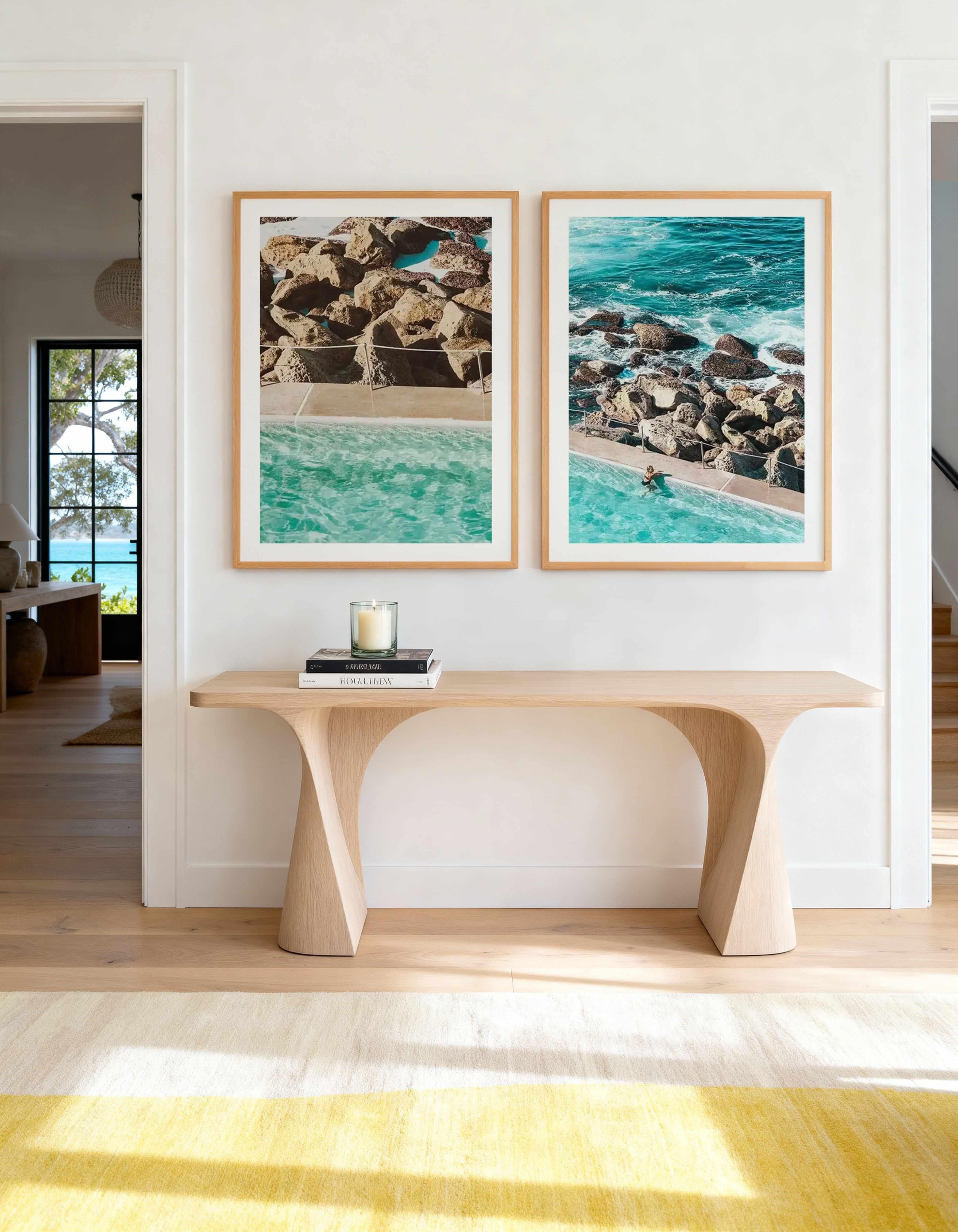 Bronte Pool PT I & II Art Print Set of 2 | Matching Wall Art from Olive et Oriel where you can shop wallpaper and artworks online