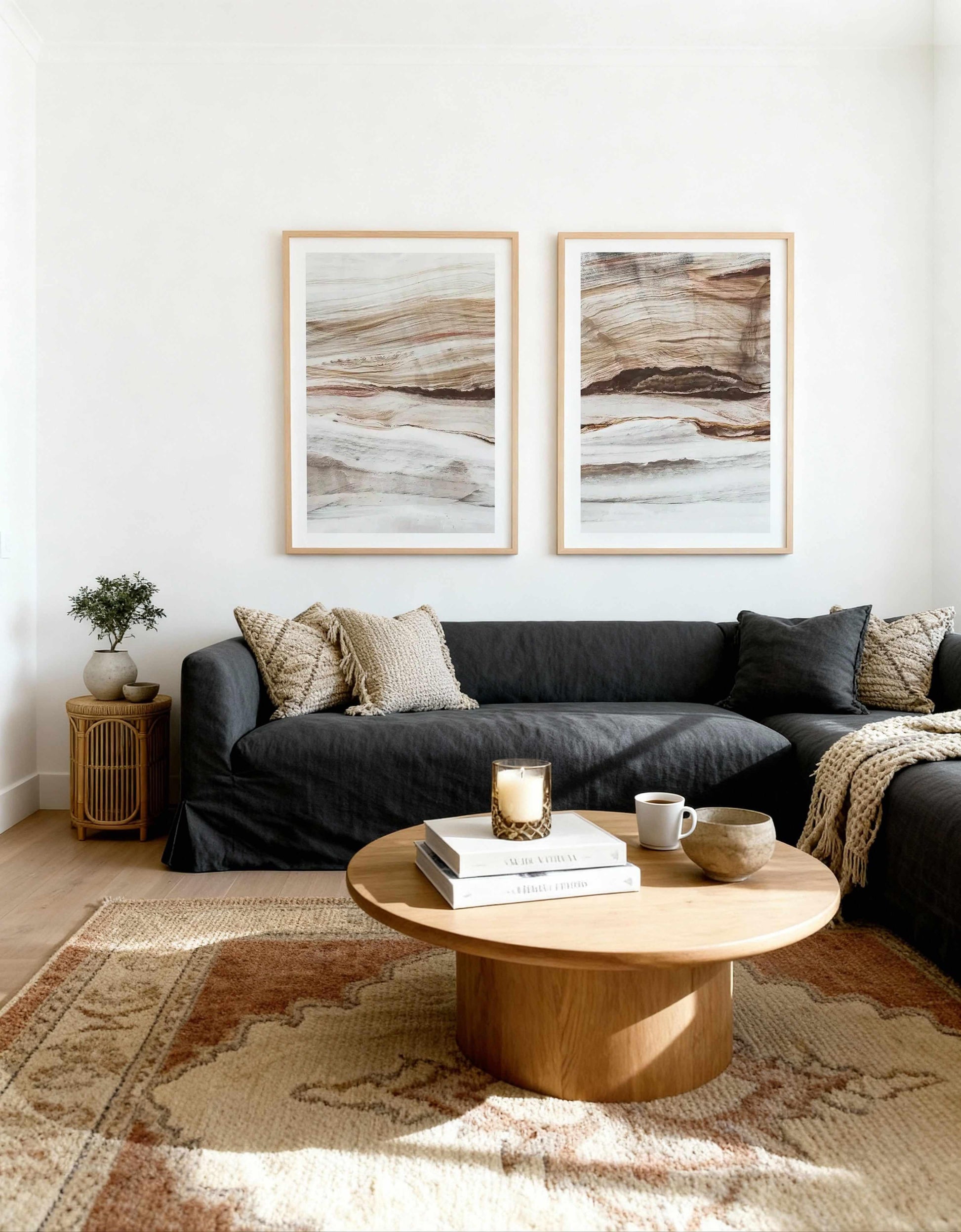 Bronte Rocks PT I & II Art Print Set of 2 | Matching Wall Art from Olive et Oriel where you can shop wallpaper and artworks online