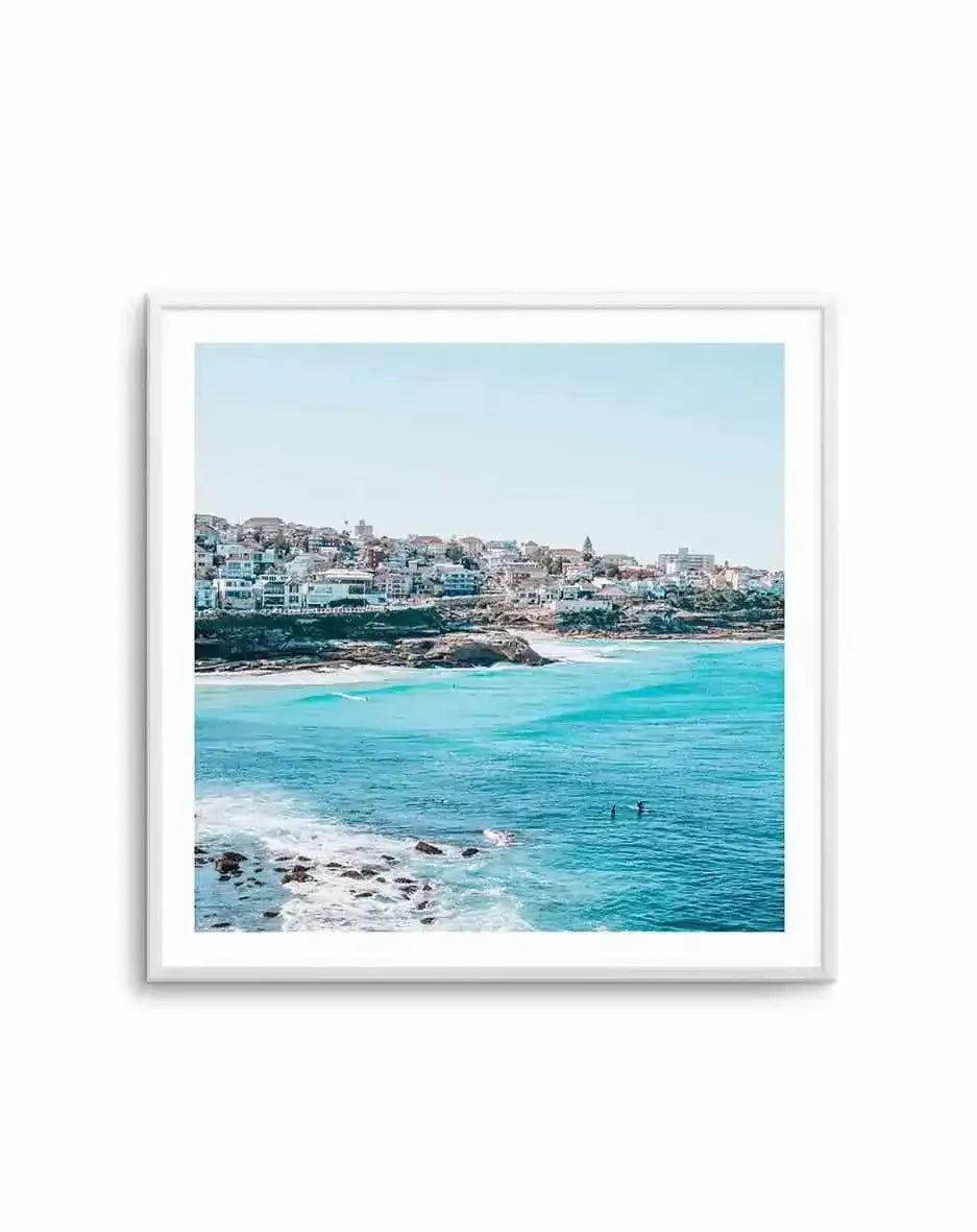 Bronte Mal Riders SQ Art Print-PRINT-Olive et Oriel-Olive et Oriel-Buy-Australian-Art-Prints-Online-with-Olive-et-Oriel-Your-Artwork-Specialists-Austrailia-Decorate-With-Coastal-Photo-Wall-Art-Prints-From-Our-Beach-House-Artwork-Collection-Fine-Poster-and-Framed-Artwork