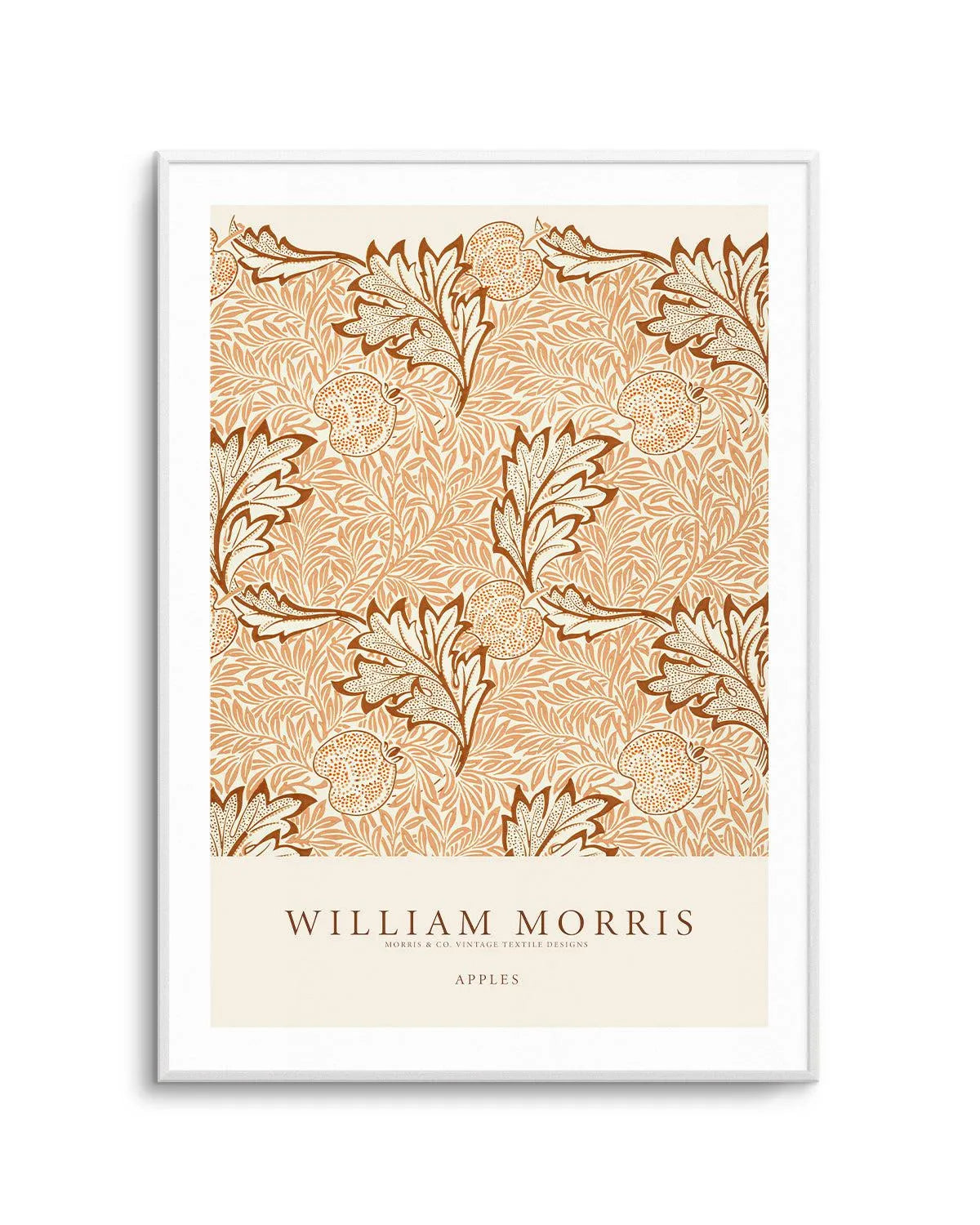 Bronzed Apples by William Morris Art Print from Olive et Oriel where you can shop wallpaper and artworks online