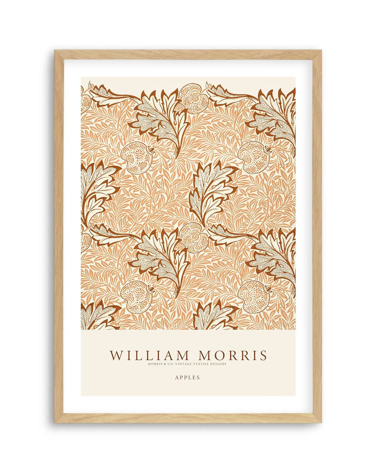 Bronzed Apples by William Morris Art Print from Olive et Oriel where you can shop wallpaper and artworks online