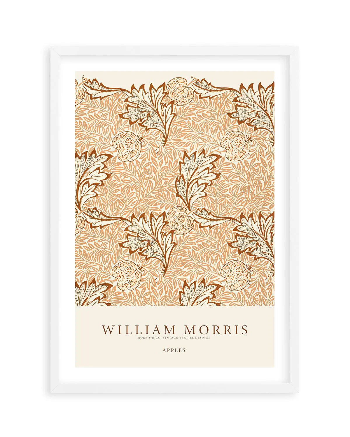 Bronzed Apples by William Morris Art Print from Olive et Oriel where you can shop wallpaper and artworks online