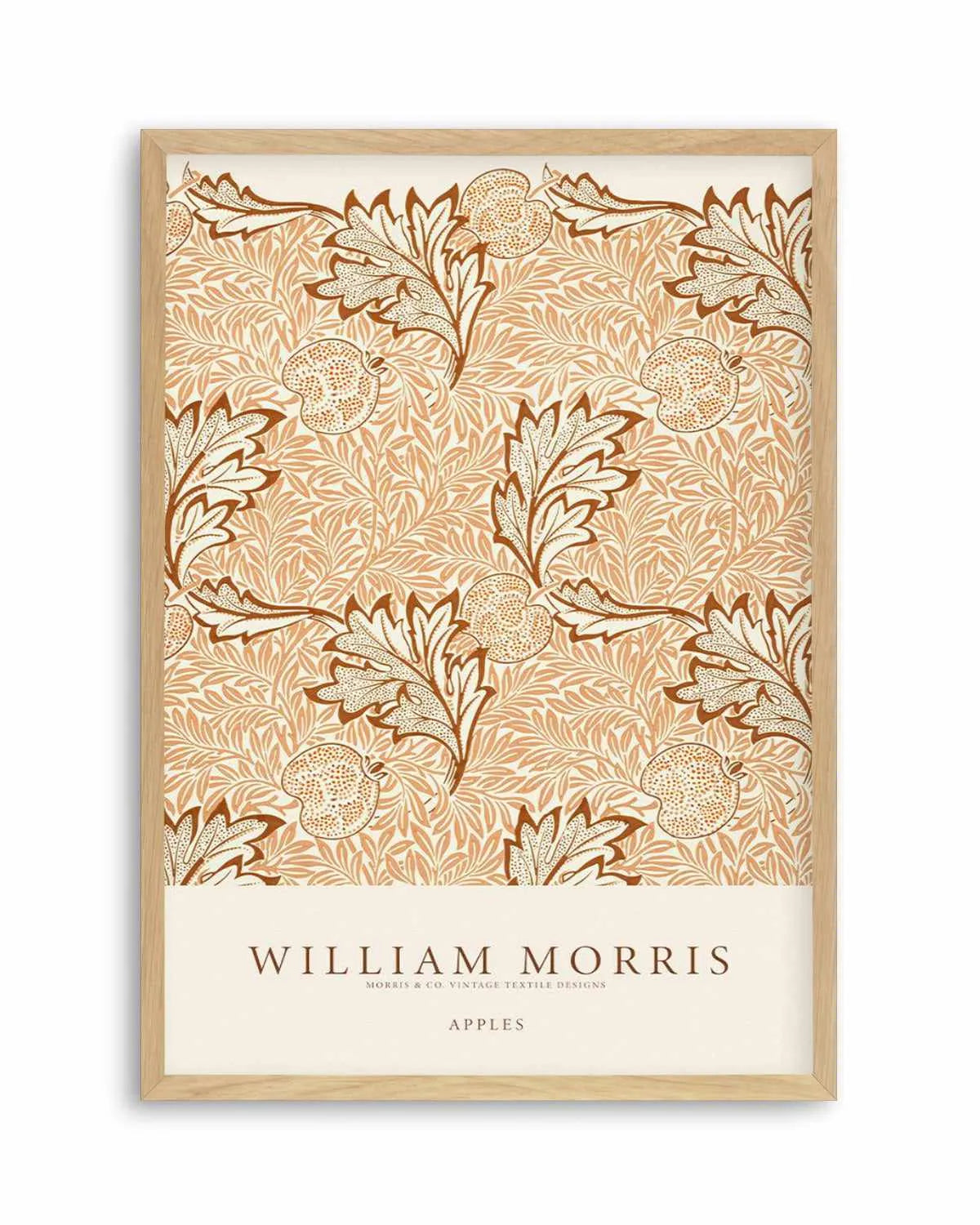 Bronzed Apples by William Morris Art Print from Olive et Oriel where you can shop wallpaper and artworks online