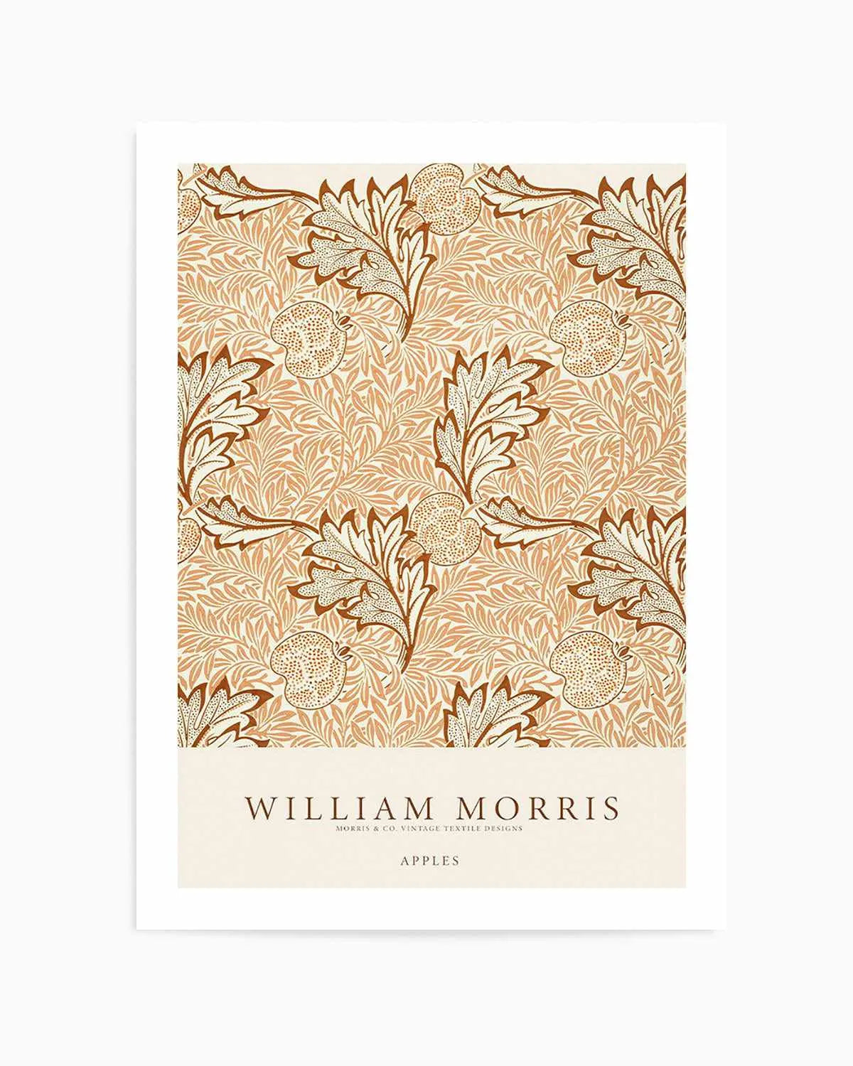 Bronzed Apples by William Morris Art Print from Olive et Oriel where you can shop wallpaper and artworks online