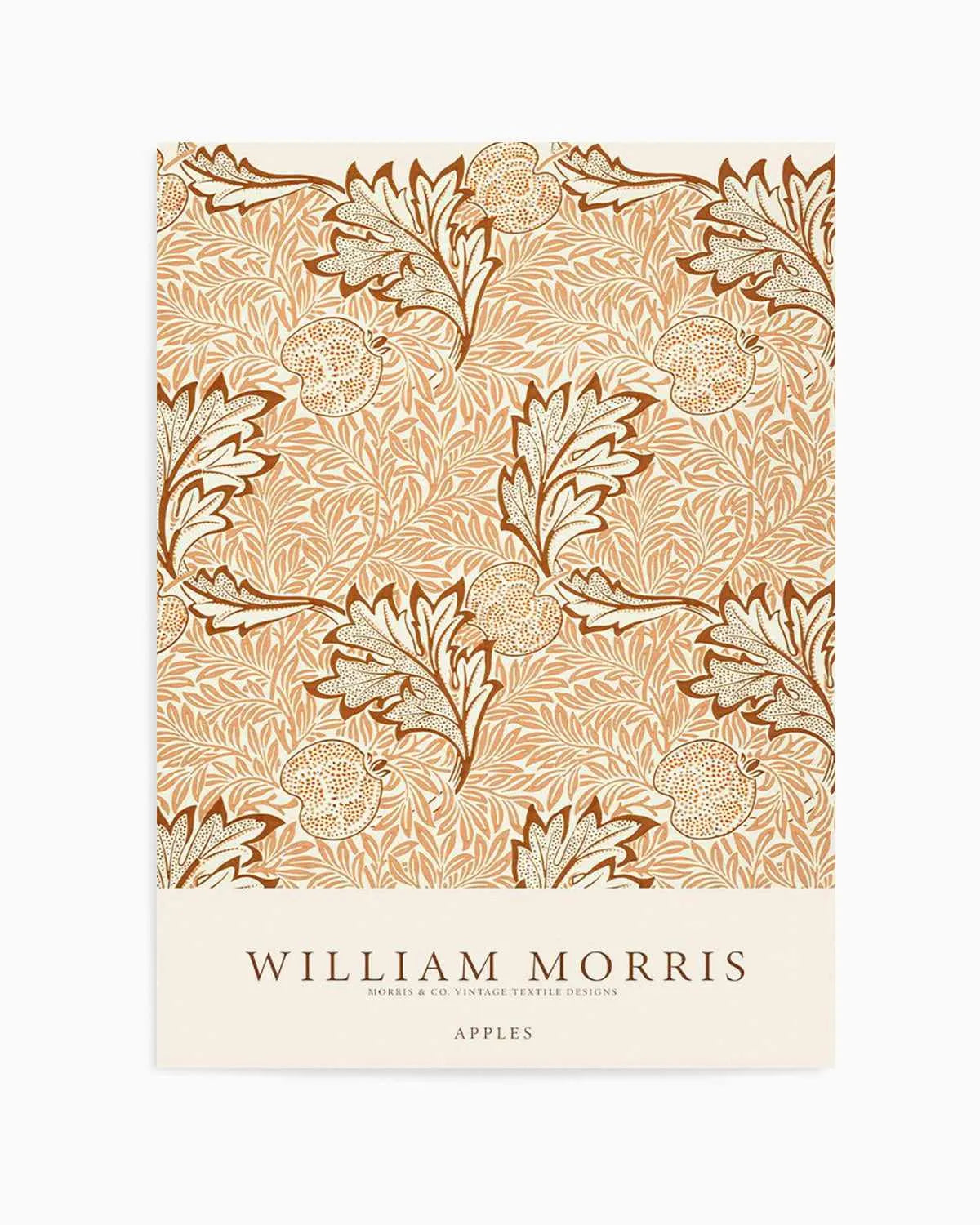 Bronzed Apples by William Morris Art Print from Olive et Oriel where you can shop wallpaper and artworks online