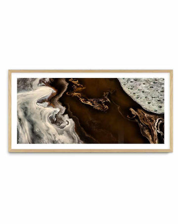Bronzed Earth I by Phillip Chang | Panoramic Art Print from Olive et Oriel where you can shop wallpaper and artworks online