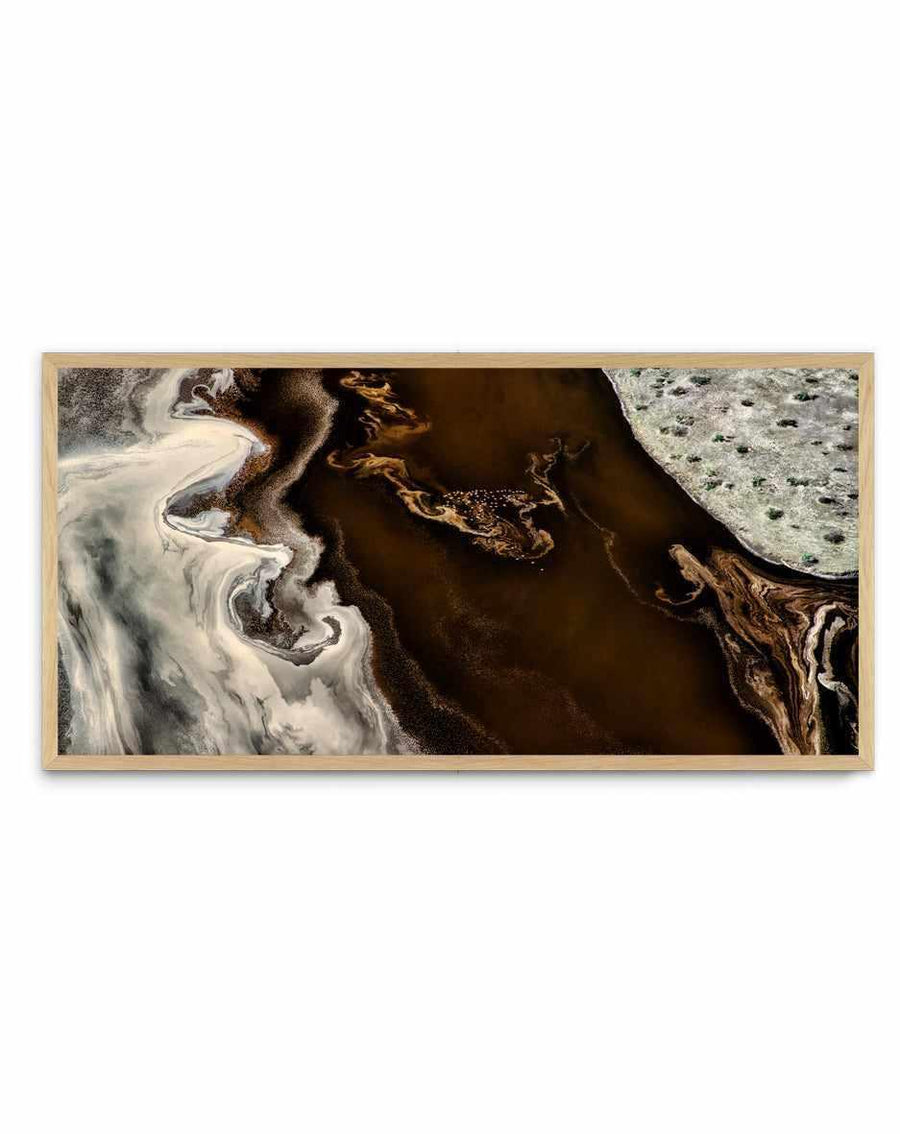 Bronzed Earth I by Phillip Chang | Panoramic Art Print from Olive et Oriel where you can shop wallpaper and artworks online