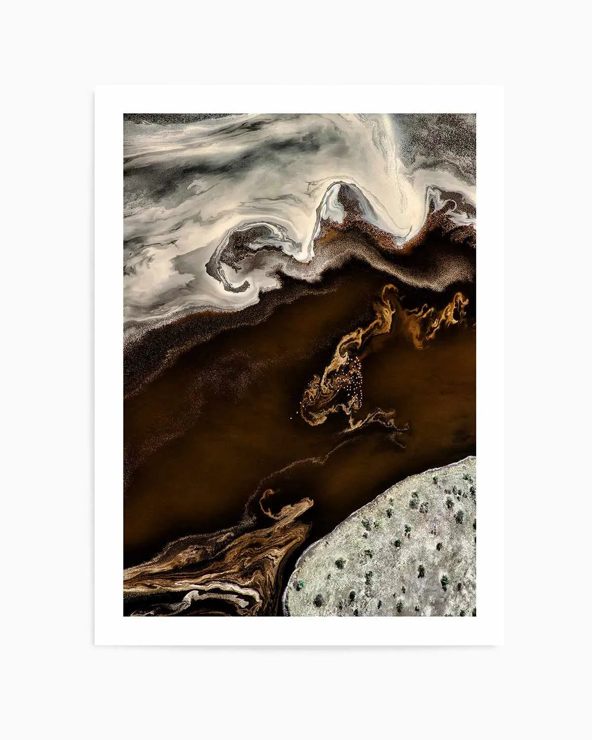 Bronzed Earth I by Phillip Chang Art Print from Olive et Oriel where you can shop wallpaper and artworks online