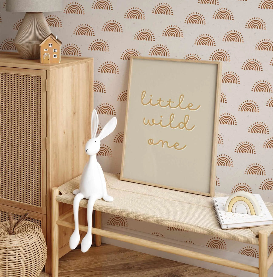 Bronzed Rainbows Wallpaper-Wallpaper-Buy Kids Removable Wallpaper Online Our Custom Made Children√¢‚Ç¨‚Ñ¢s Wallpapers Are A Fun Way To Decorate And Enhance Boys Bedroom Decor And Girls Bedrooms They Are An Amazing Addition To Your Kids Bedroom Walls Our Collection of Kids Wallpaper Is Sure To Transform Your Kids Rooms Interior Style From Pink Wallpaper To Dinosaur Wallpaper Even Marble Wallpapers For Teen Boys Shop Peel And Stick Wallpaper Online Today With Olive et Oriel