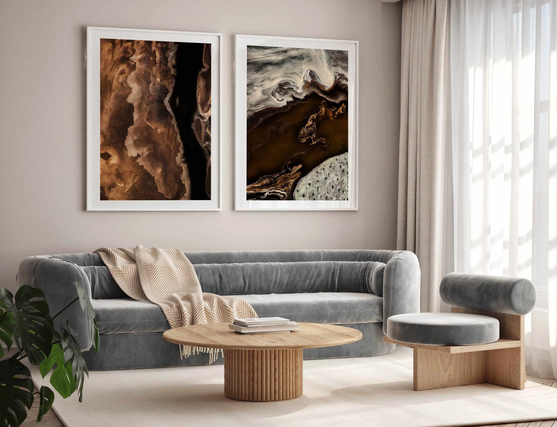 Bronzed Earth I by Phillip Chang Art Print from Olive et Oriel where you can shop wallpaper and artworks online