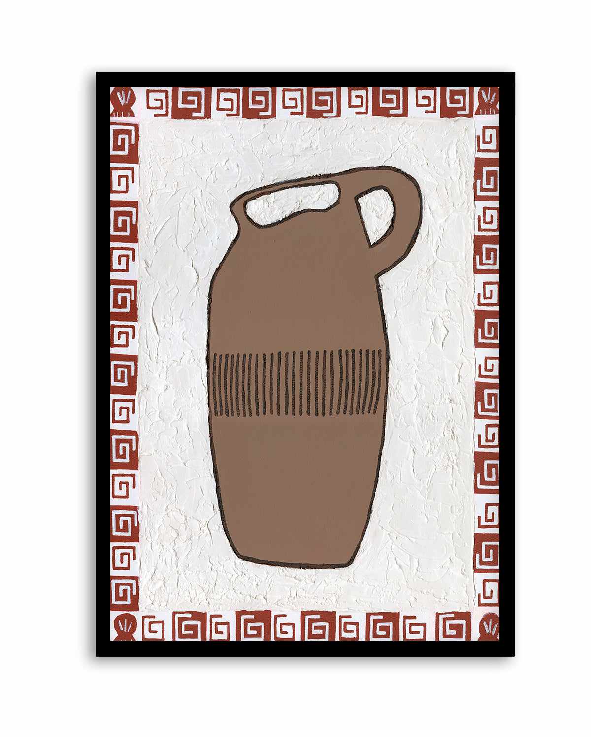 Brown Vase by Britney Turner | Art Print