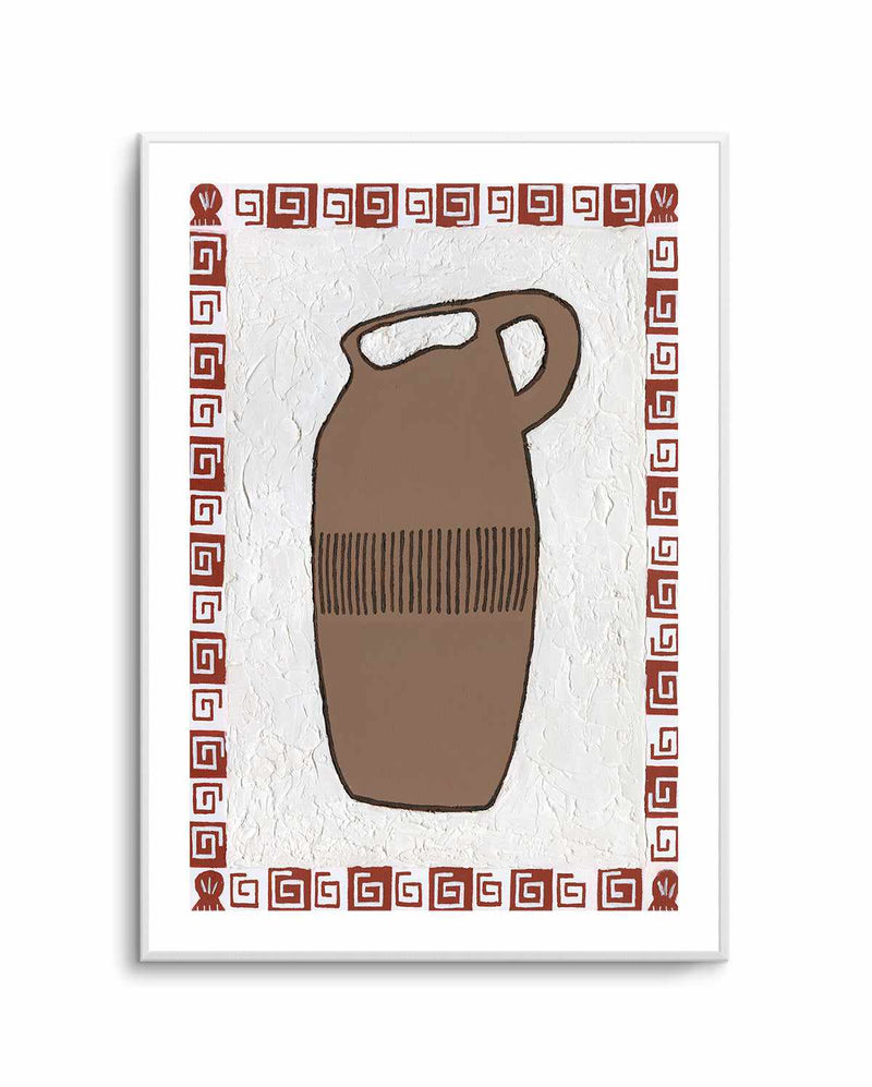 Brown Vase by Britney Turner | Art Print from Olive et Oriel where you can shop wallpaper and artworks online
