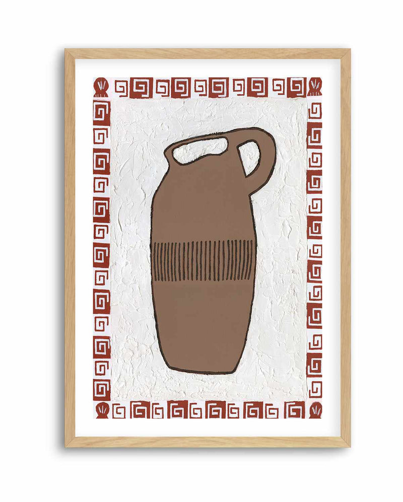 Brown Vase by Britney Turner | Art Print