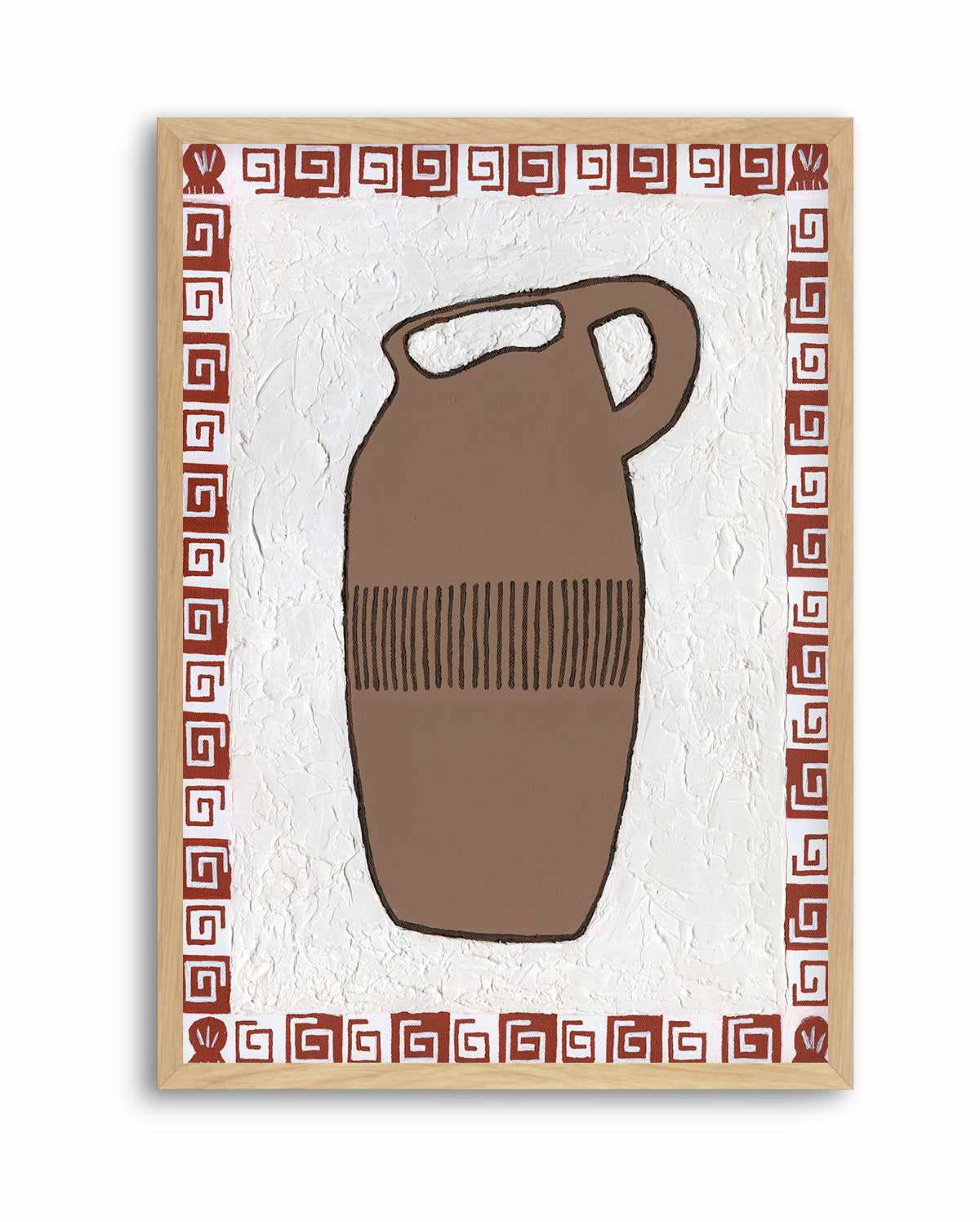 Brown Vase by Britney Turner | Art Print