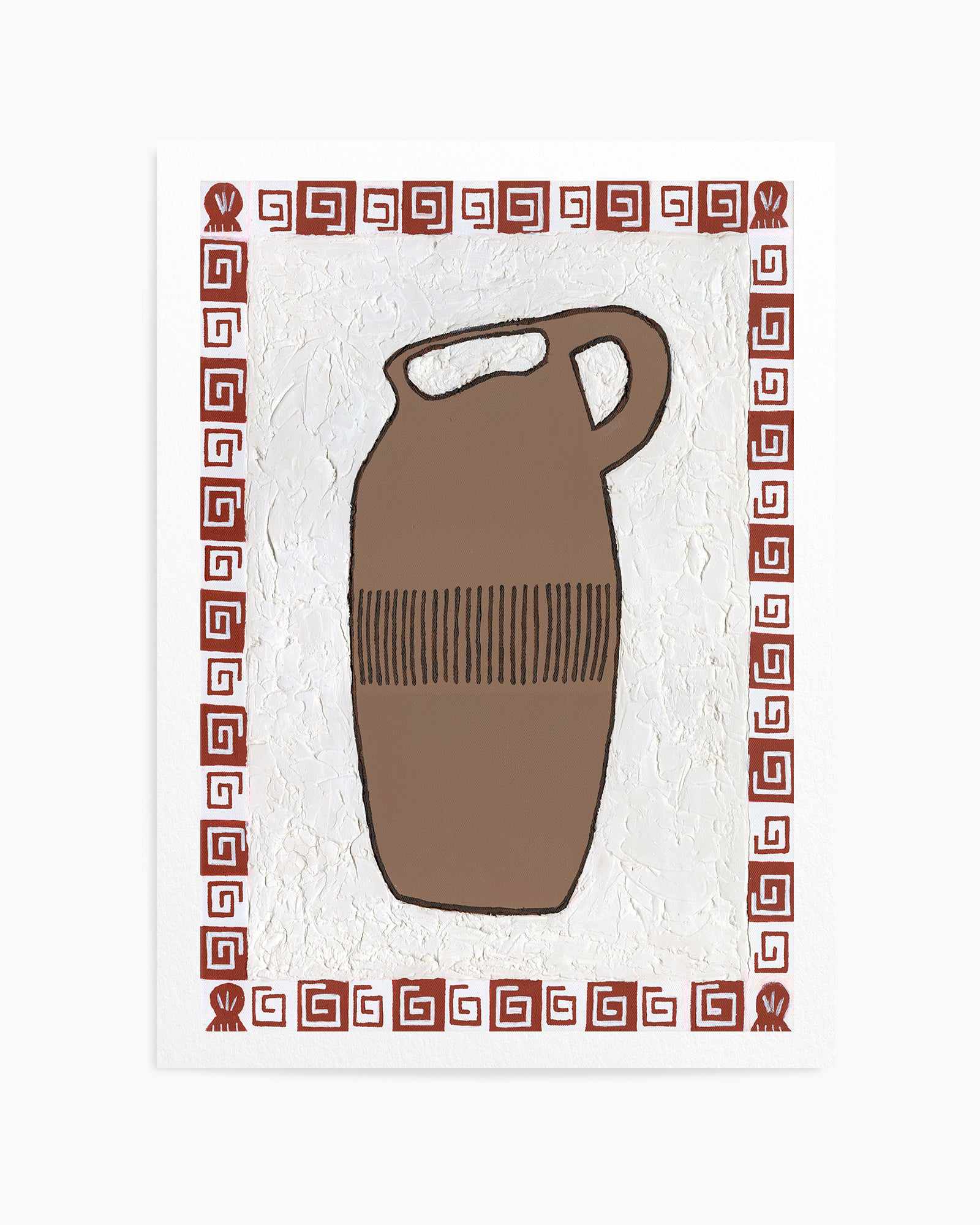 Brown Vase by Britney Turner | Art Print