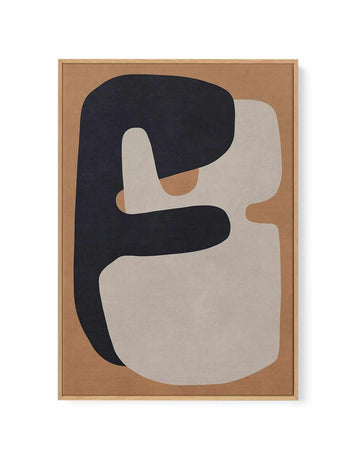 Brown and Black 1 | Framed Canvas Art Print from Olive et Oriel where you can shop wallpaper and artworks online