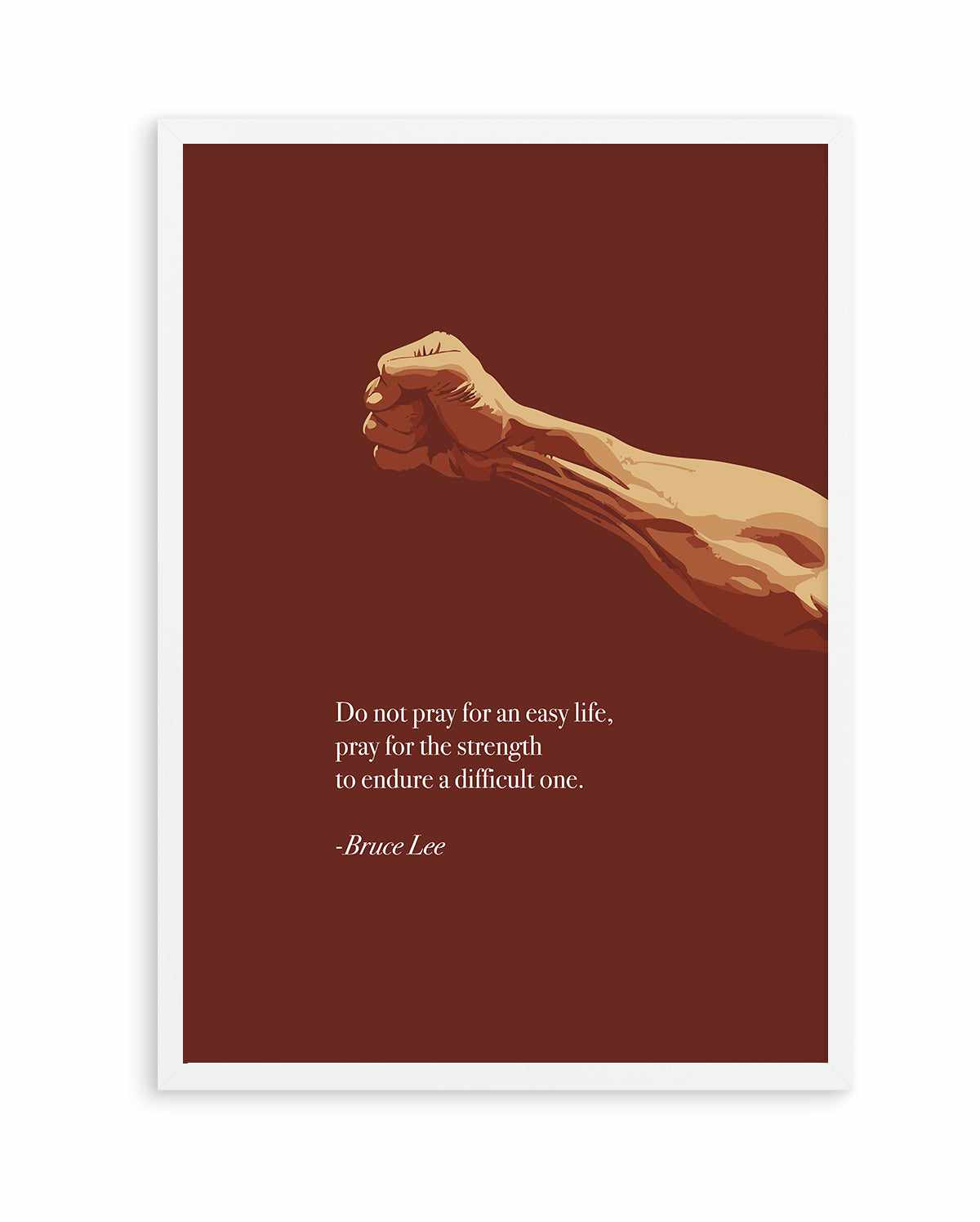 Bruce Lee Quote | Art Print from Olive et Oriel where you can shop wallpaper and artworks online