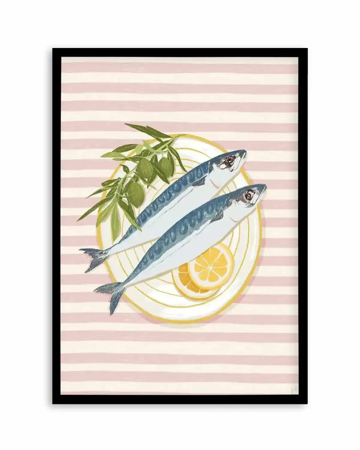 Brunch in Positano by Jenny Liz Rome Art Print from Olive et Oriel where you can shop wallpaper and artworks online