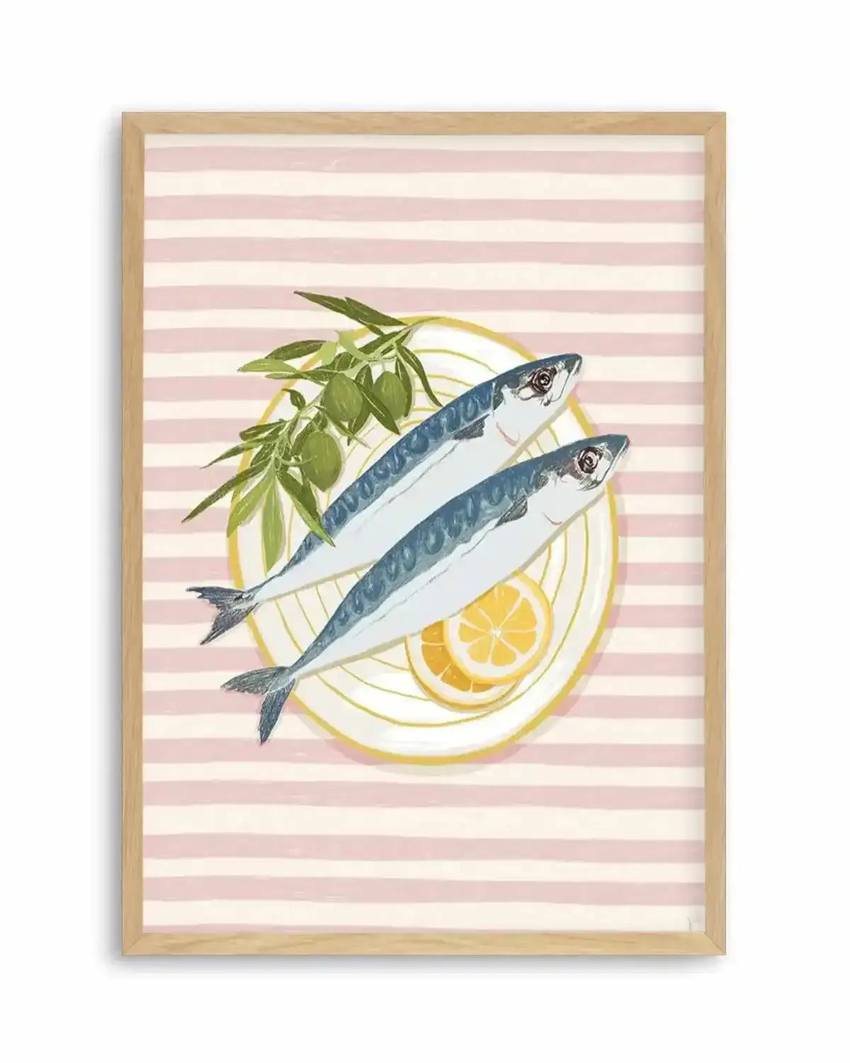 Brunch in Positano by Jenny Liz Rome Art Print from Olive et Oriel where you can shop wallpaper and artworks online